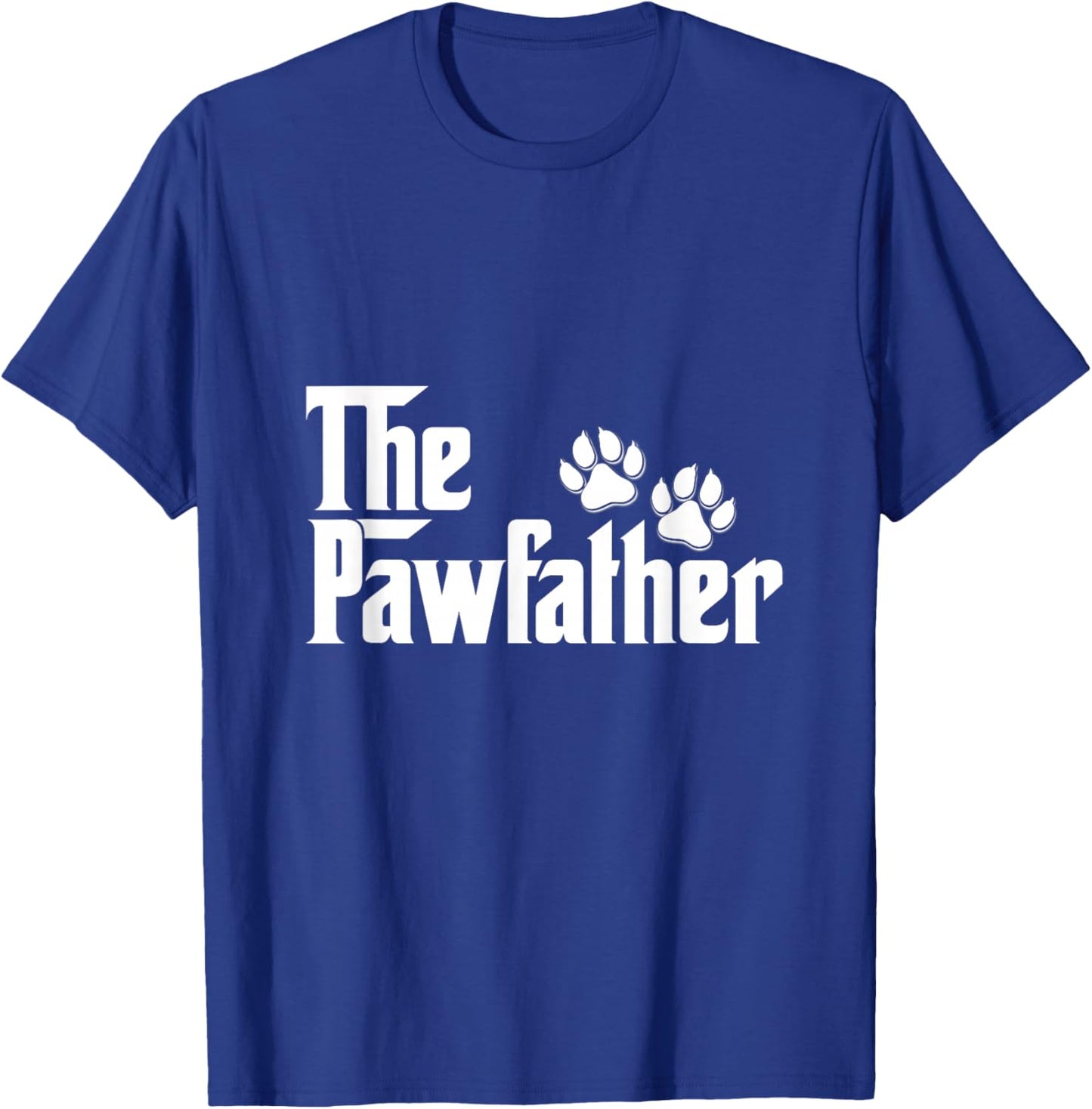 Funny Dog Owner The Pawfather Father Gift Dog Lovers Owner T-Shirt - T-Shirt | Royal