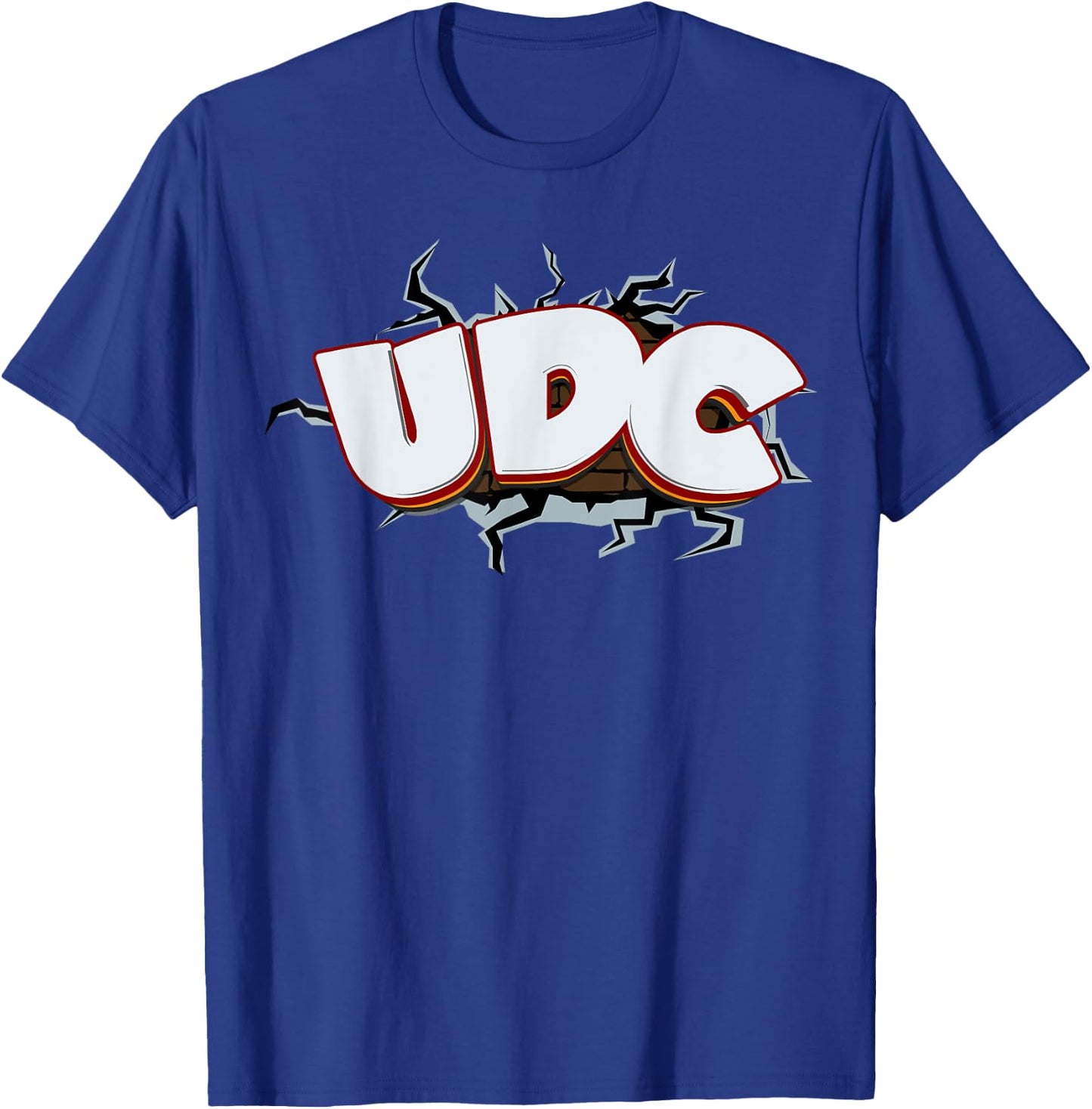 UDC Cracked Wall T-Shirt - T-Shirt | Royal