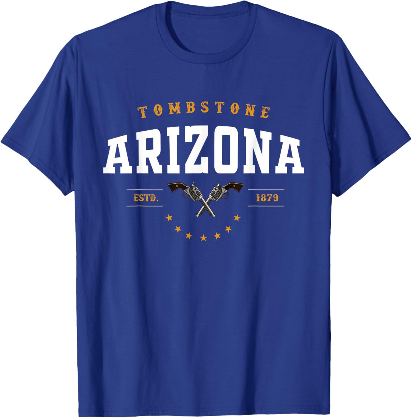 Cowboy and western movie or tombstone arizona T-Shirt - T-Shirt | Royal