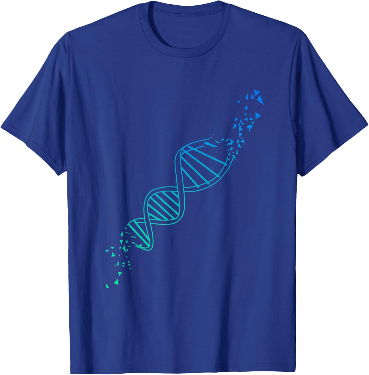 DNA Double Helix Biology Laboratory T-Shirt - T-Shirt | Royal