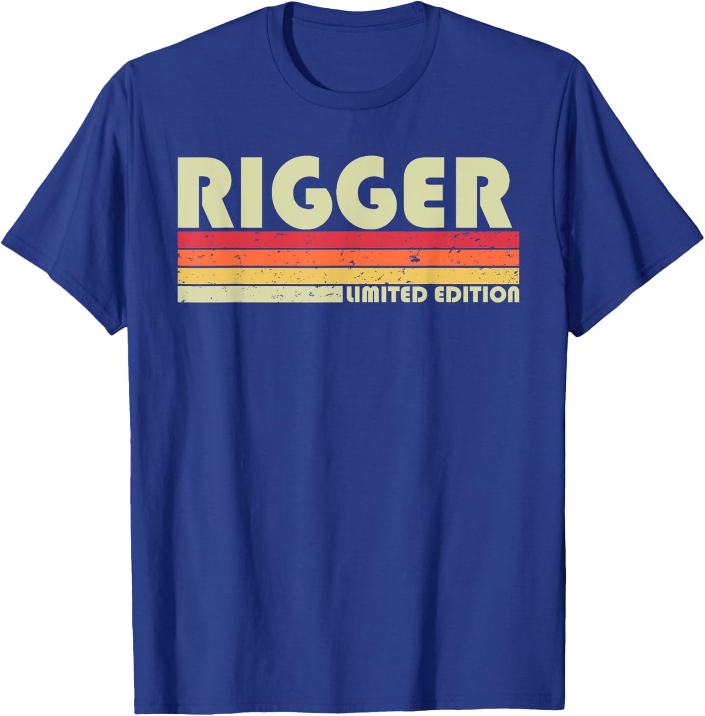 RIGGER Funny Job Title Profession Birthday Worker Idea T-Shirt - T-Shirt | Royal