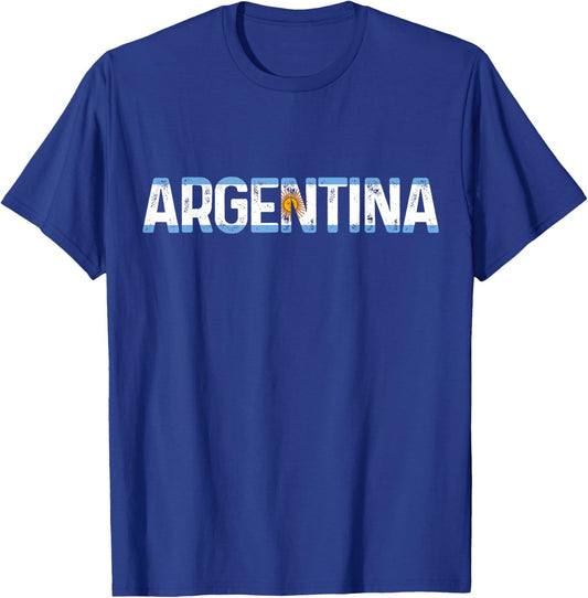 Argentina Argentina Flag T-Shirt - T-Shirt | Royal