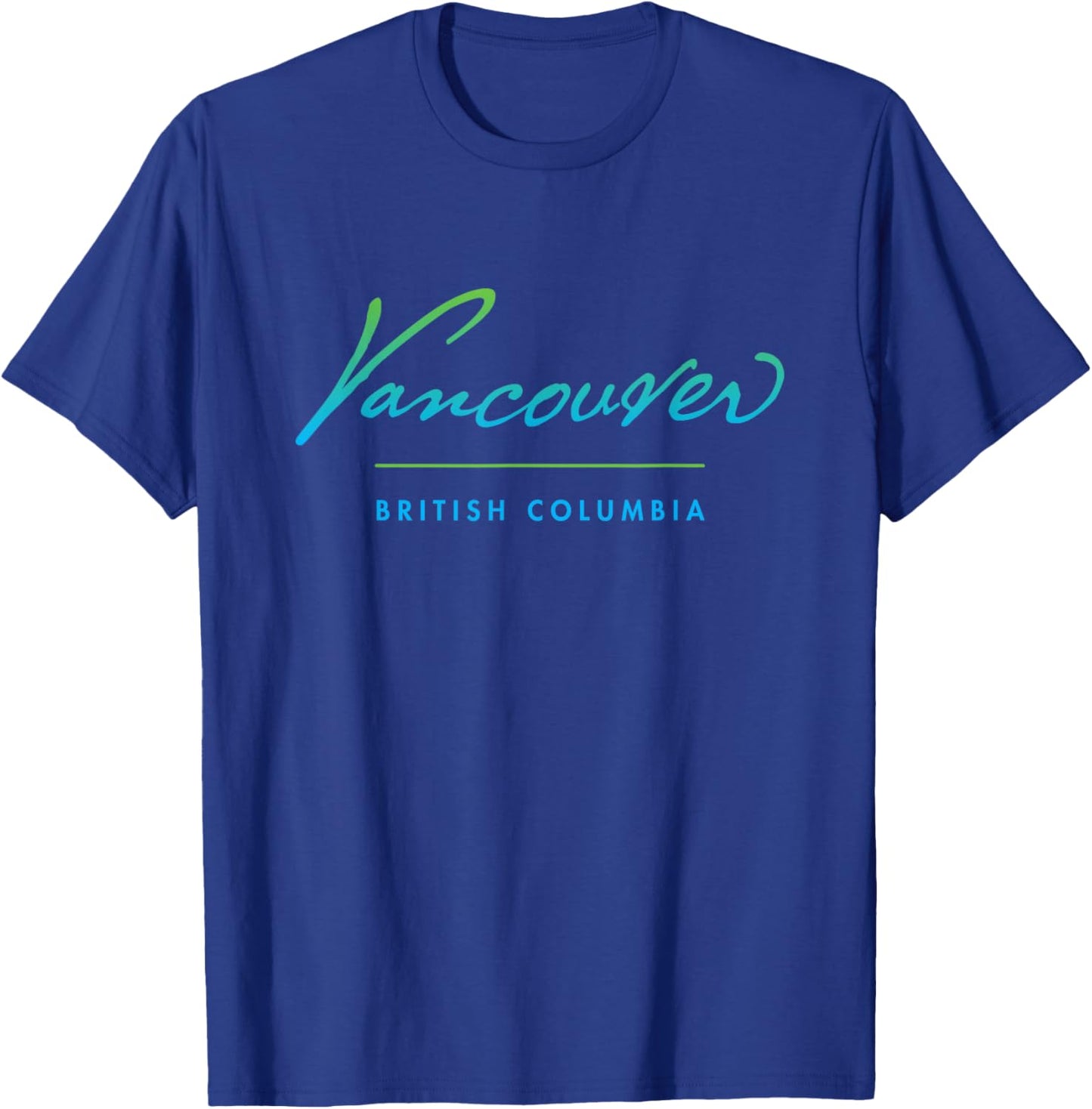 Vancouver British Columbia T-Shirt - T-Shirt | Royal