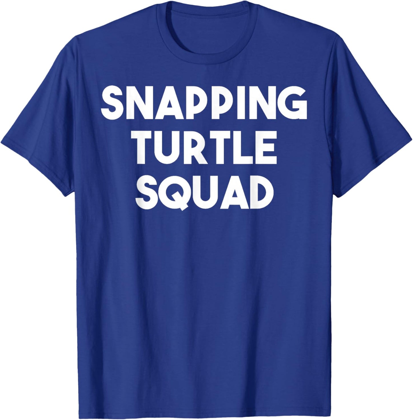 Snapping Turtle Squad - Funny Snapping Turtle Lover T-Shirt - T-Shirt | Royal