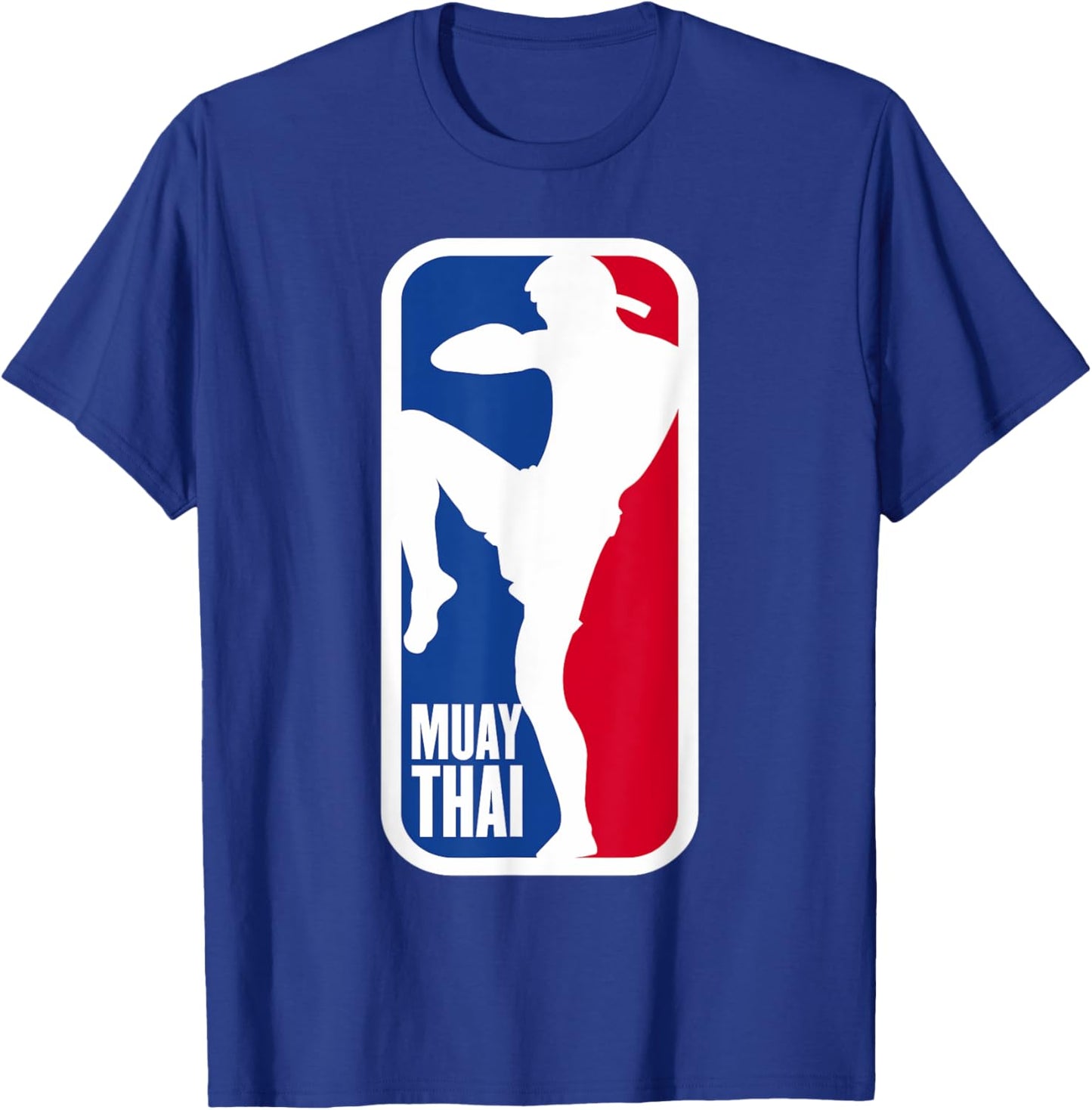 Vintage Muay Thai Fighter MMA Street Fight Kickboxing Club T-Shirt - T-Shirt | Royal