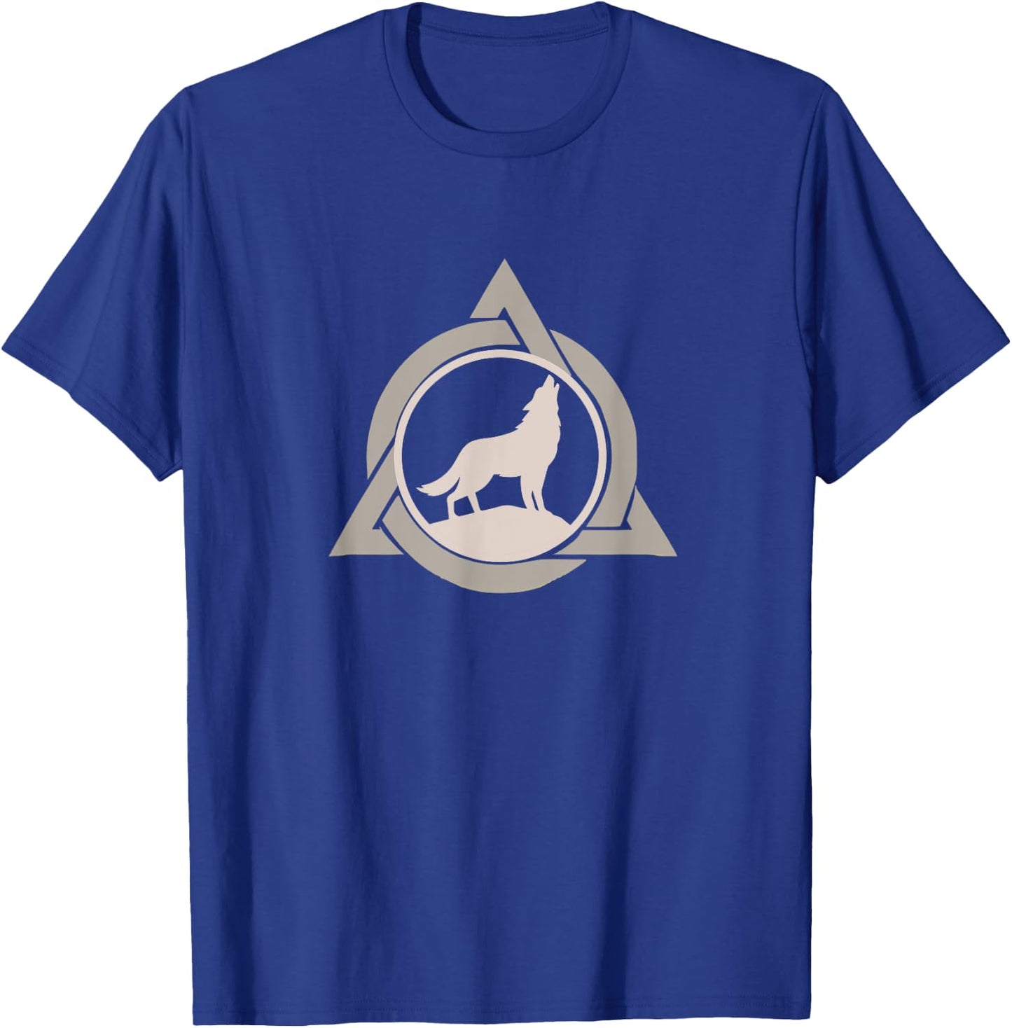 Theta Delta Wolf Therian Gear Therianthropy Symbol Otherkin T-Shirt - T-Shirt | Royal