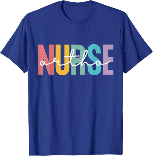 Ortho Nurse Nursing Cute Men Women RN Ortho Orthopedic Nurse T-Shirt - T-Shirt | Royal