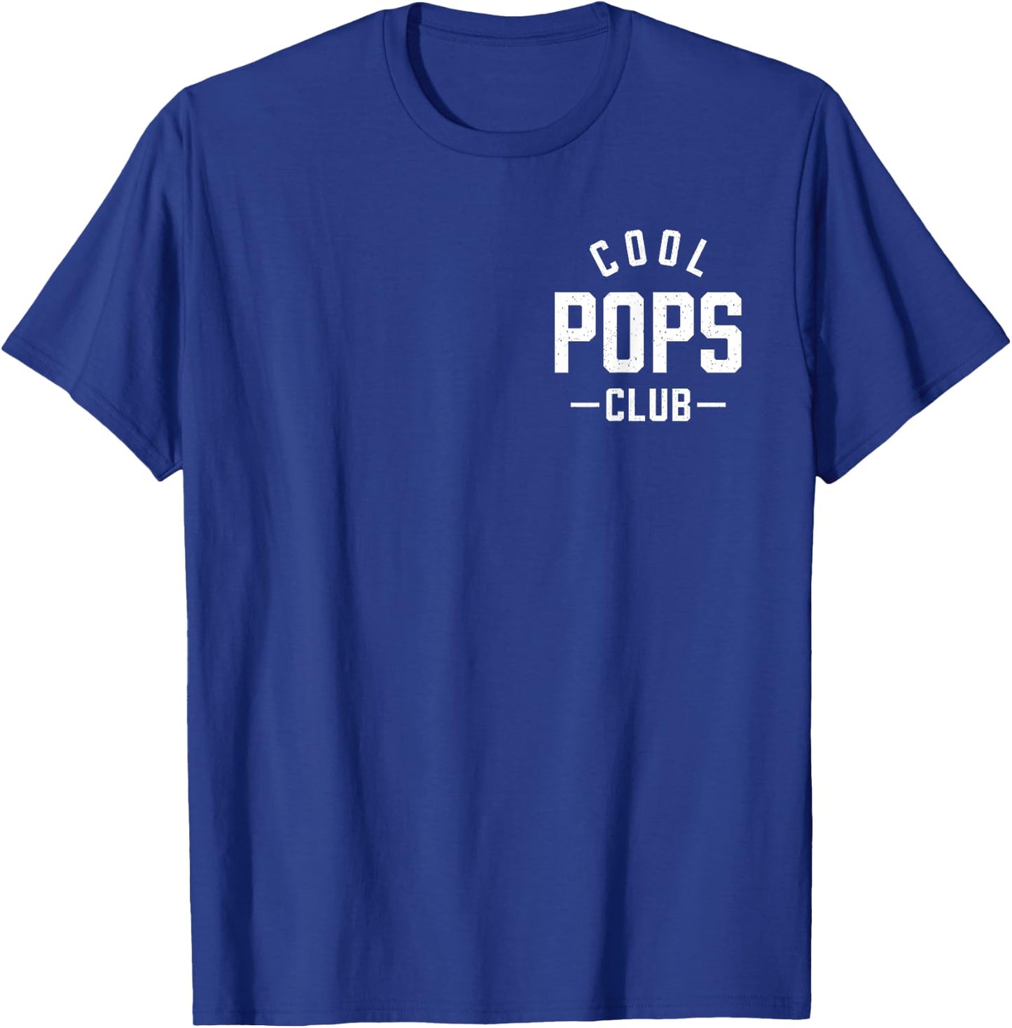 Pocket Cool Pops Club Best Pops Ever Retro Father's Day T-Shirt - T-Shirt | Royal