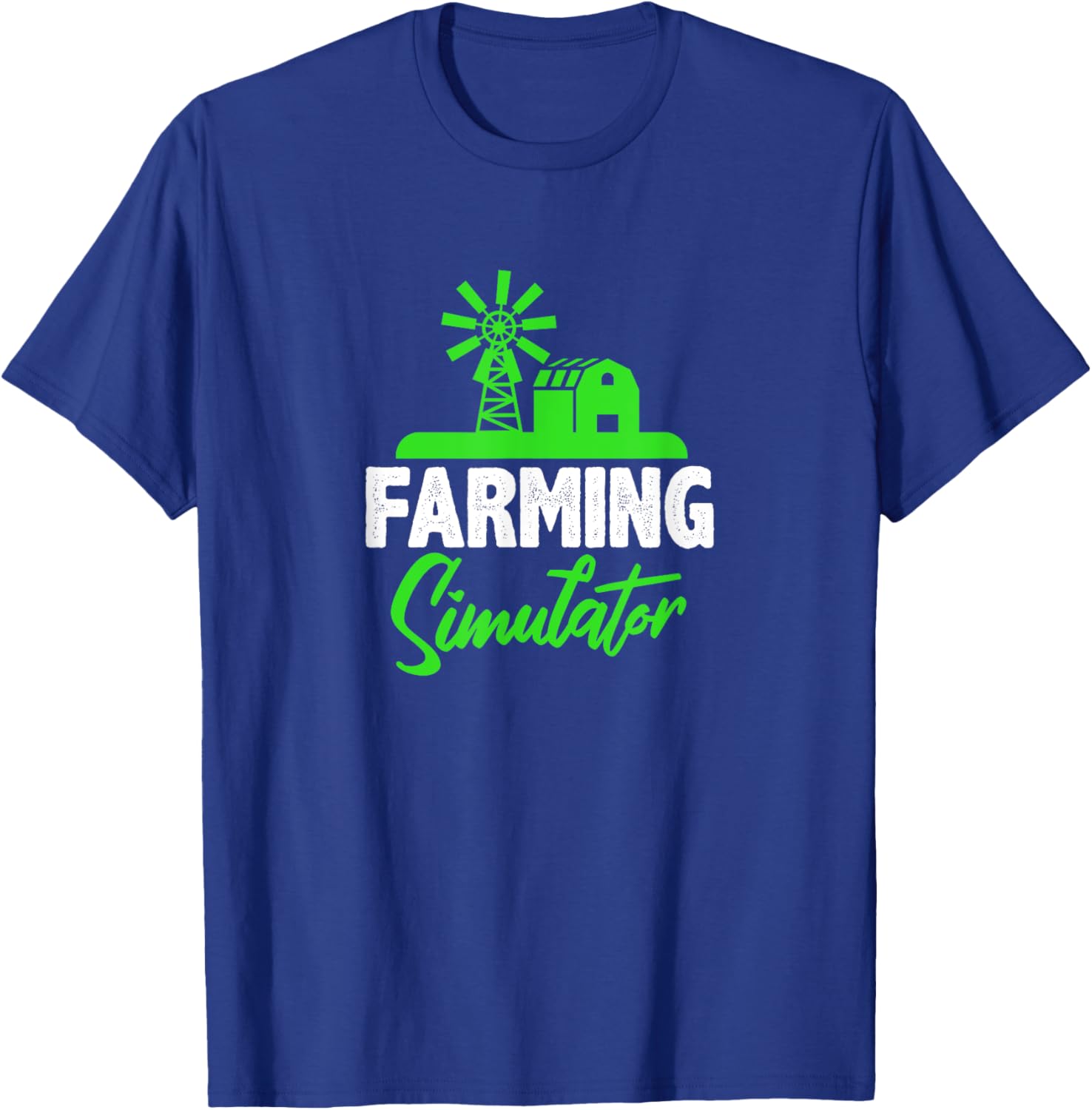 Farming Simulator Farmer Agriculture T-Shirt - T-Shirt | Royal