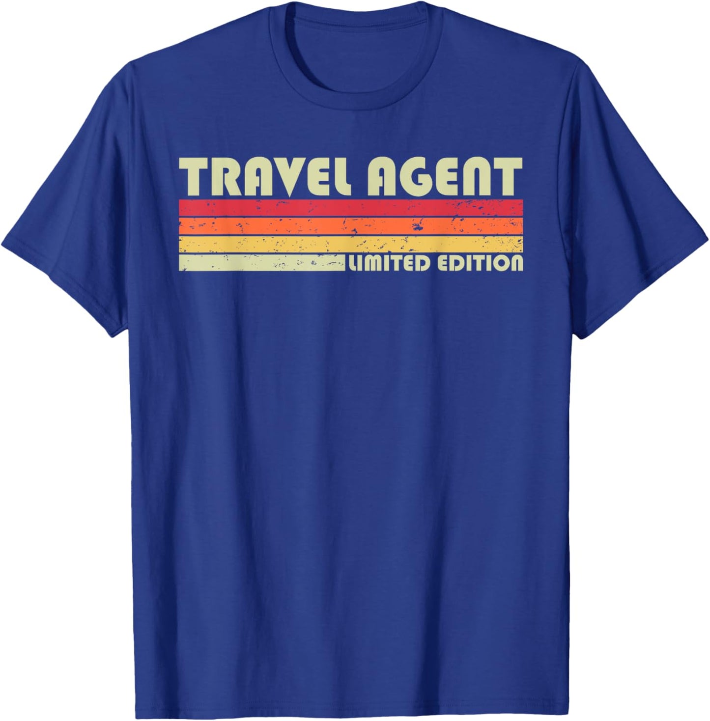 TRAVEL AGENT Funny Job Title Profession Birthday Worker Idea T-Shirt - T-Shirt | Royal