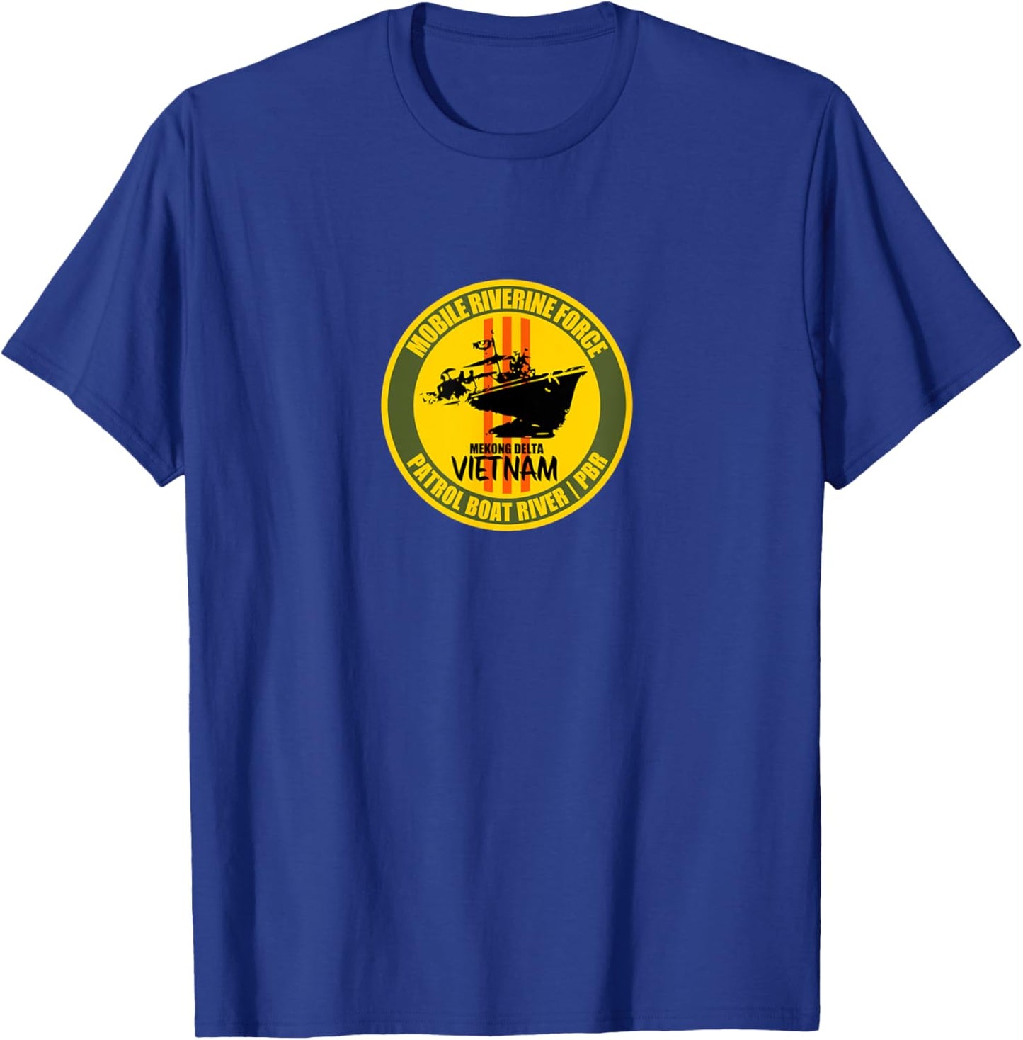 Mobile Riverine Force Mekong Delta Vietnam Veterans Day Xmas T-Shirt - T-Shirt | Royal