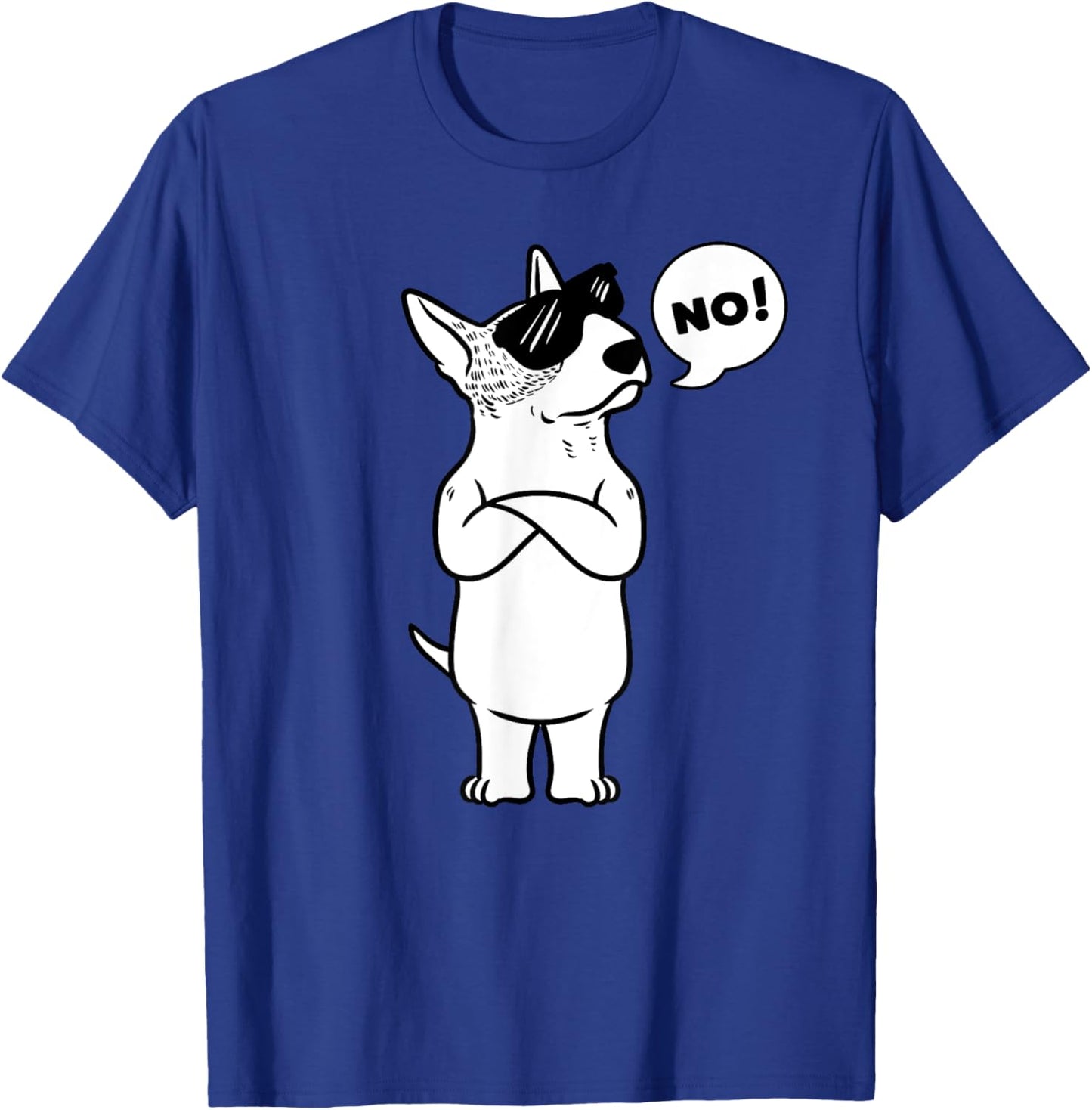 Miniature Bull Terrier Gifts by Thembalove -Kids Dog Pattern Black Small T-Shirt - T-Shirt | Royal