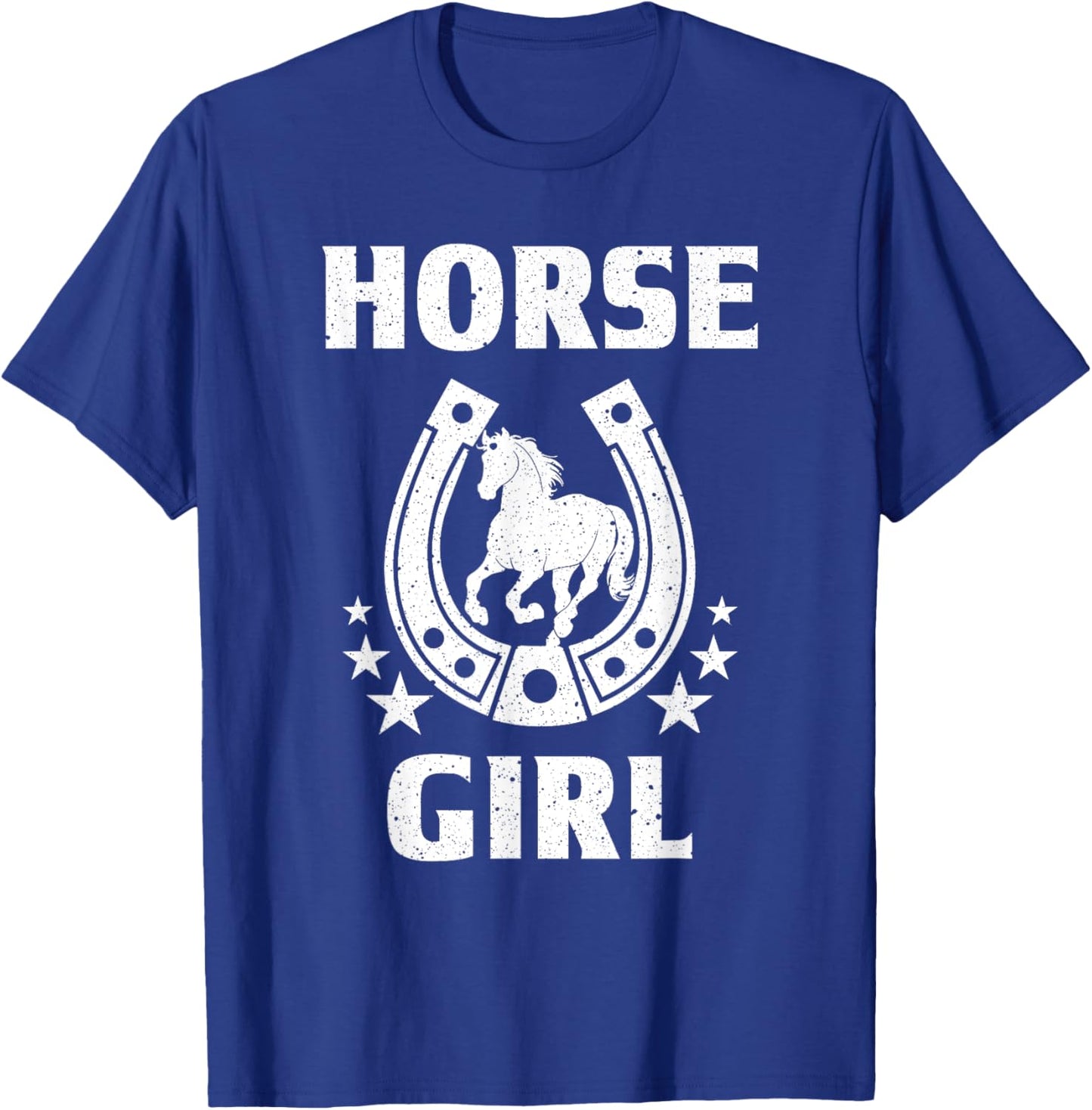 Funny Horse Gift Teen Girls Kids Cool Equestrian Rider T-Shirt - T-Shirt | Royal