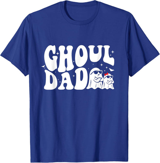 Ghoul Dad, Halloween Father, Daddy Ghost Trick or Treating T-Shirt - T-Shirt | Royal