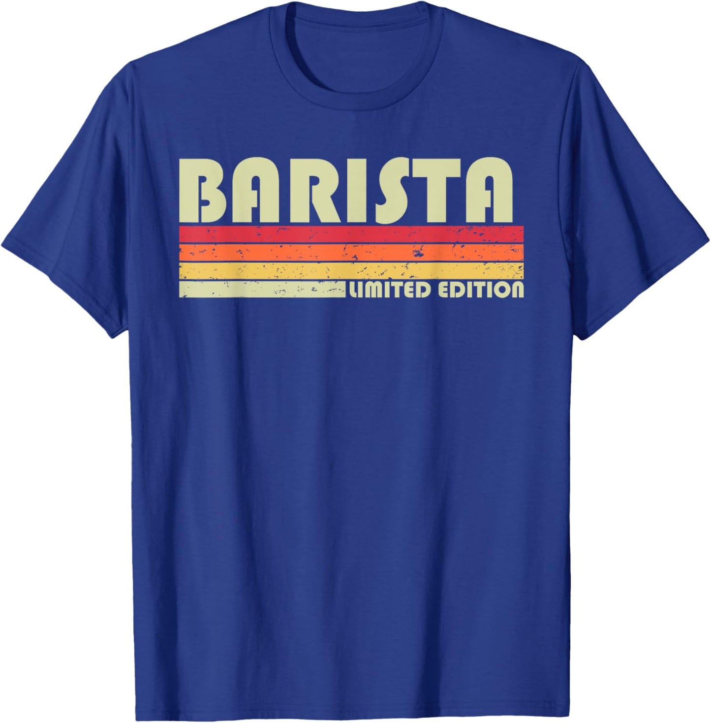 BARISTA Funny Job Title Profession Birthday Worker Idea T-Shirt - T-Shirt | Royal