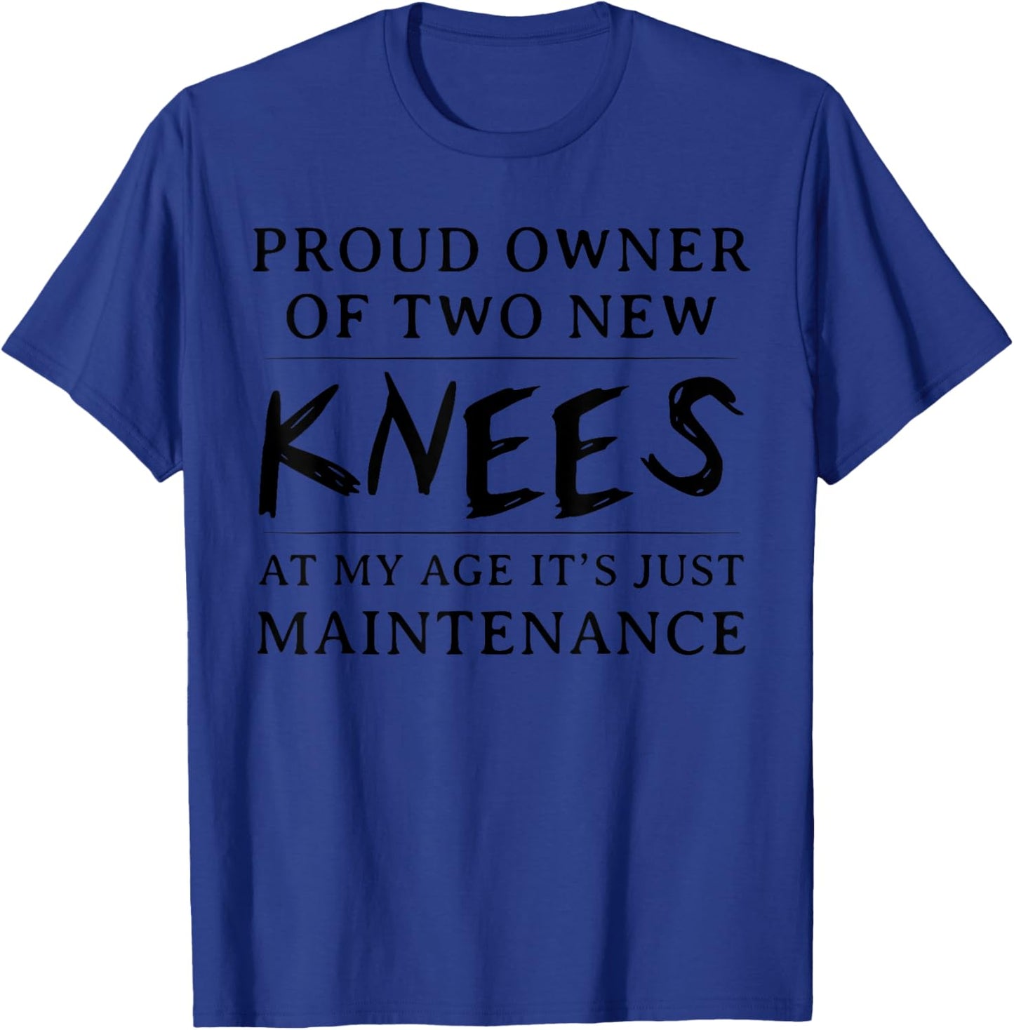 Funny Knee Replacement Surgery Hospital Get Well Gifts T-Shirt - T-Shirt | Royal