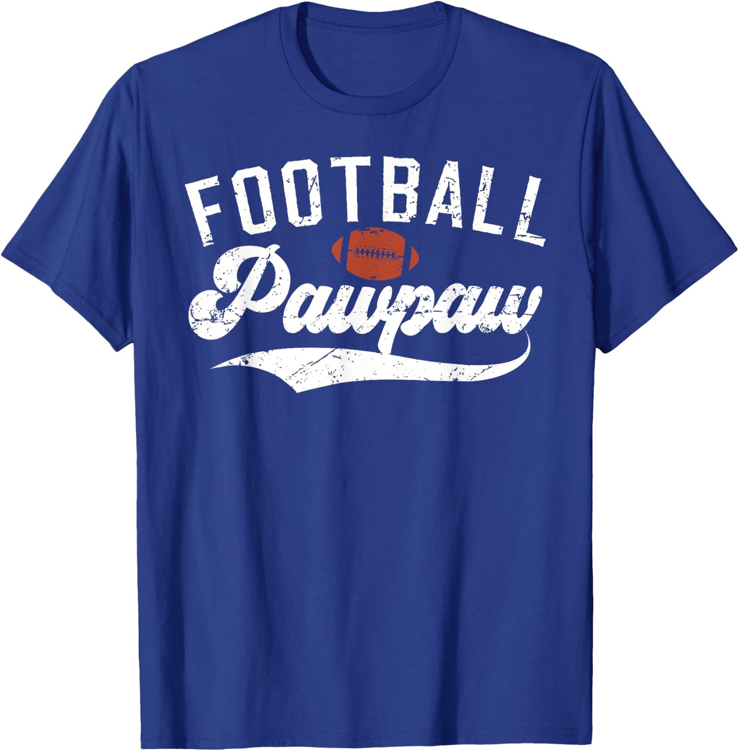 Football Pawpaw Grandpa Pawpaw Of A Football Player Pawpaw T-Shirt - T-Shirt | Royal