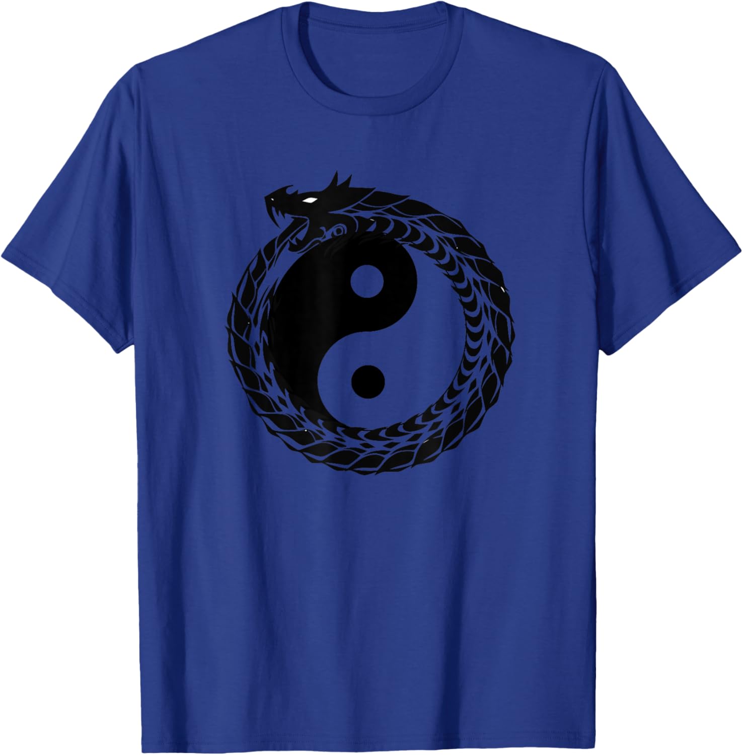 Yin Yang Dragon Feng Shui Ying Yang Taoism Zen Buddhism T-Shirt - T-Shirt | Royal