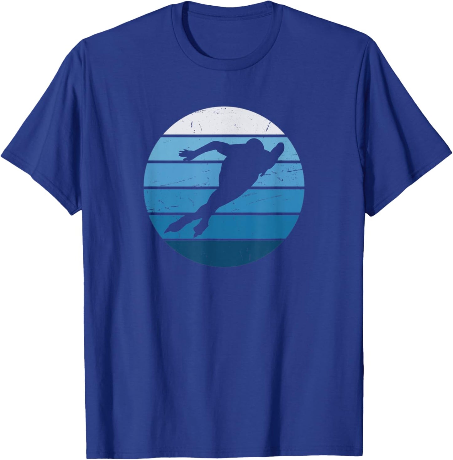 Speed Skating Retro Speed Skating Speed Skating T-Shirt - T-Shirt | Royal