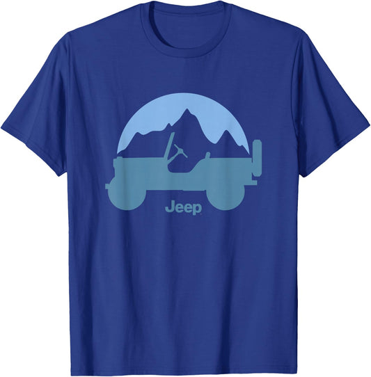Jeep Willys Mountains T-Shirt - T-Shirt | Royal