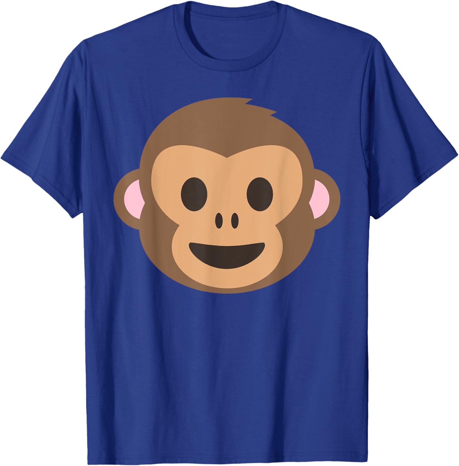Monkey Face Monkey Head T-Shirt - T-Shirt | Royal
