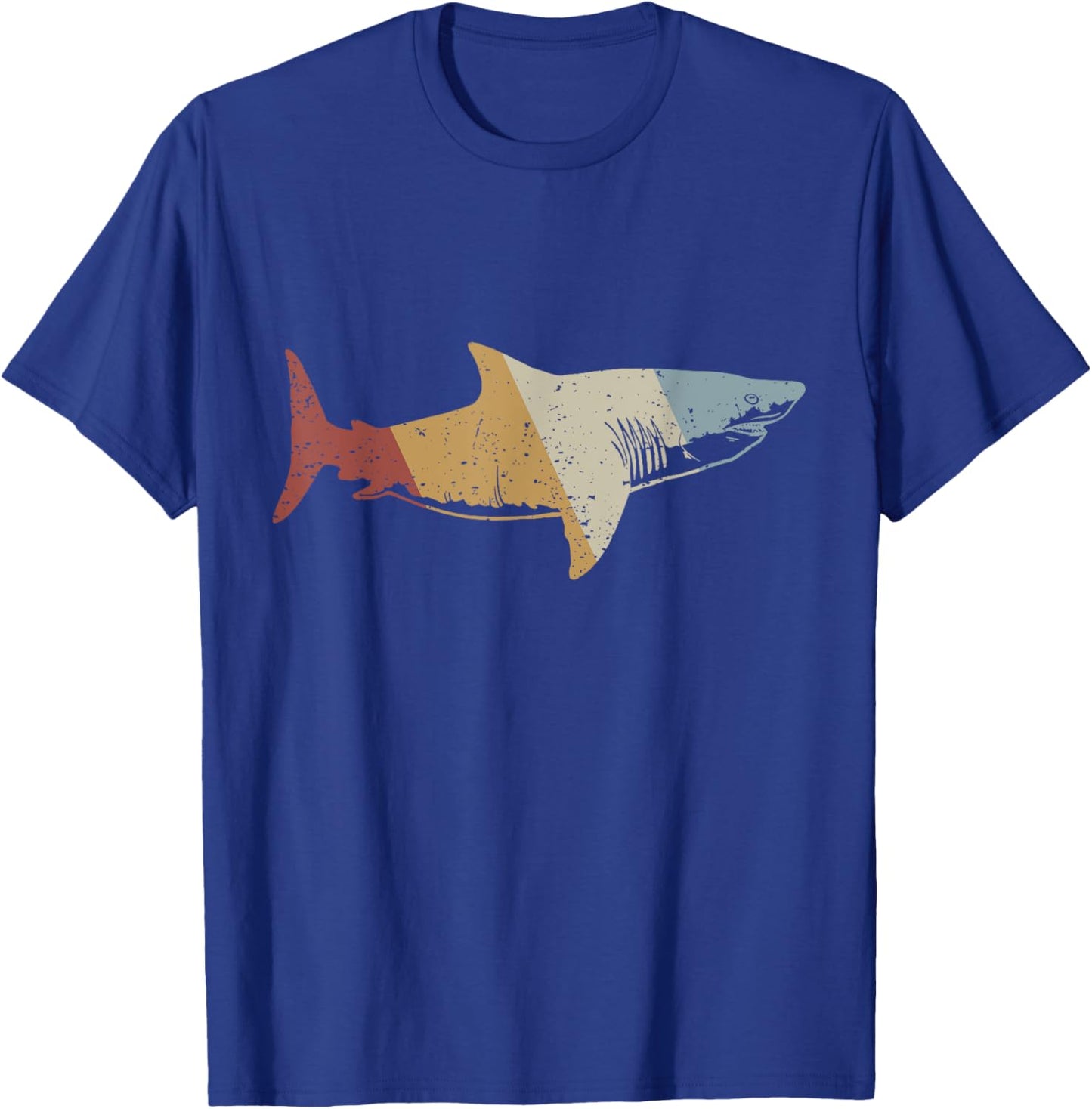 Shark Retro Style Vintage T-Shirt - T-Shirt | Royal