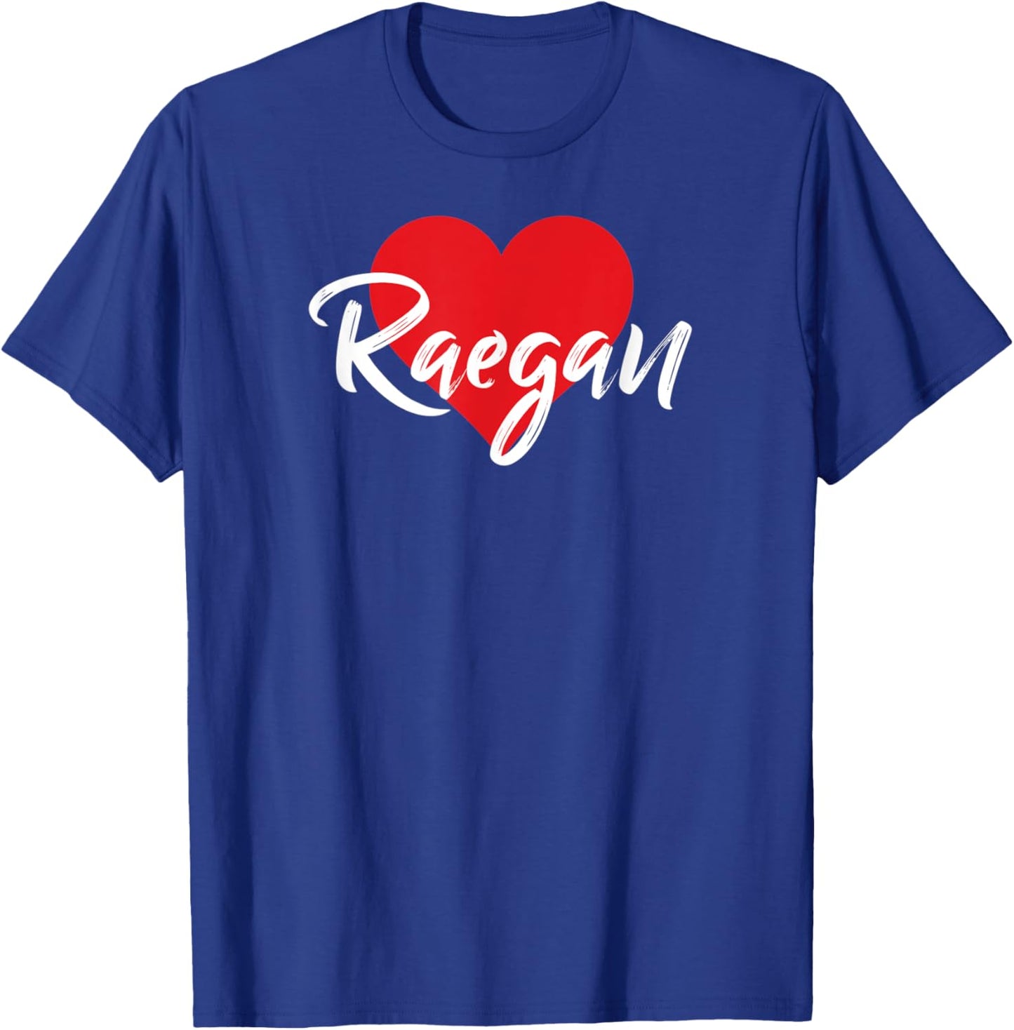 I Love Raegan First Name I Heart Named T-Shirt - T-Shirt | Royal