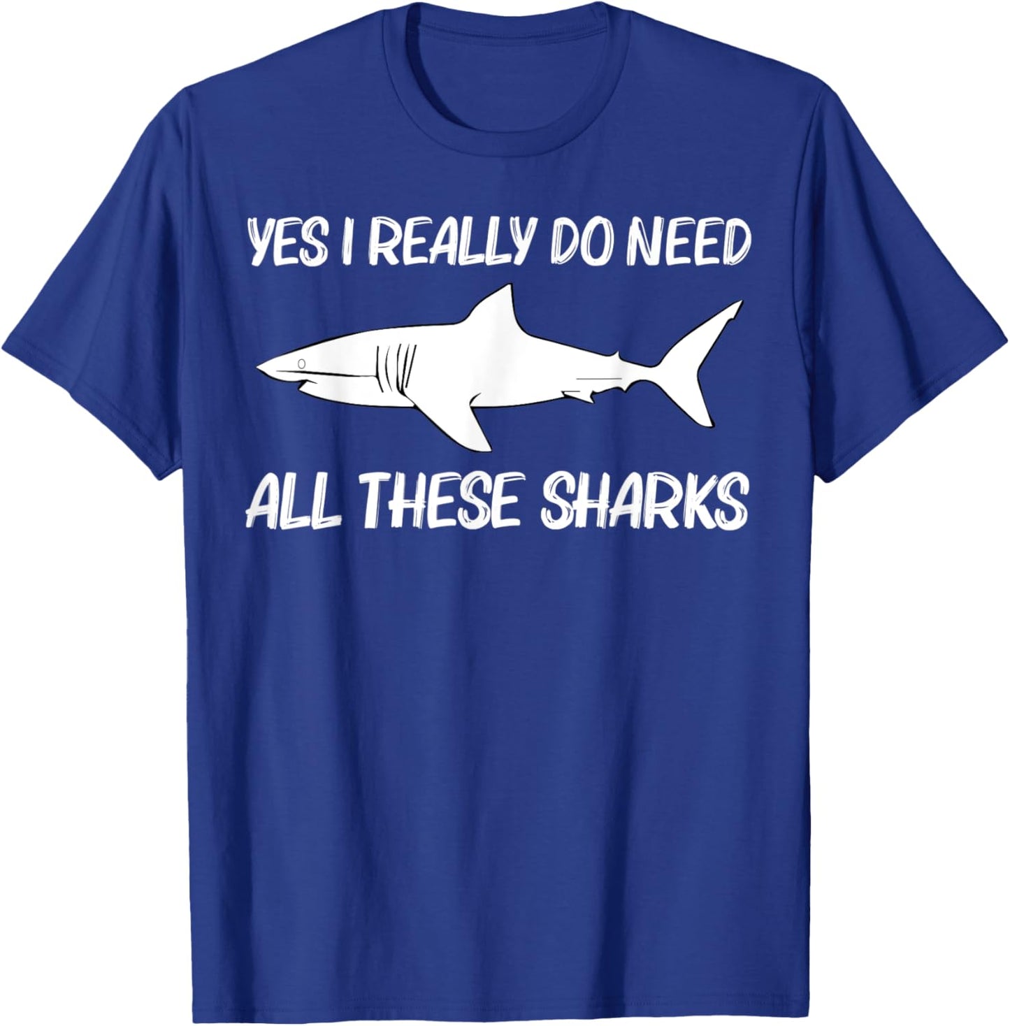 Cool Shark Women Great White Megalodon Fish Animal T-Shirt - T-Shirt | Royal
