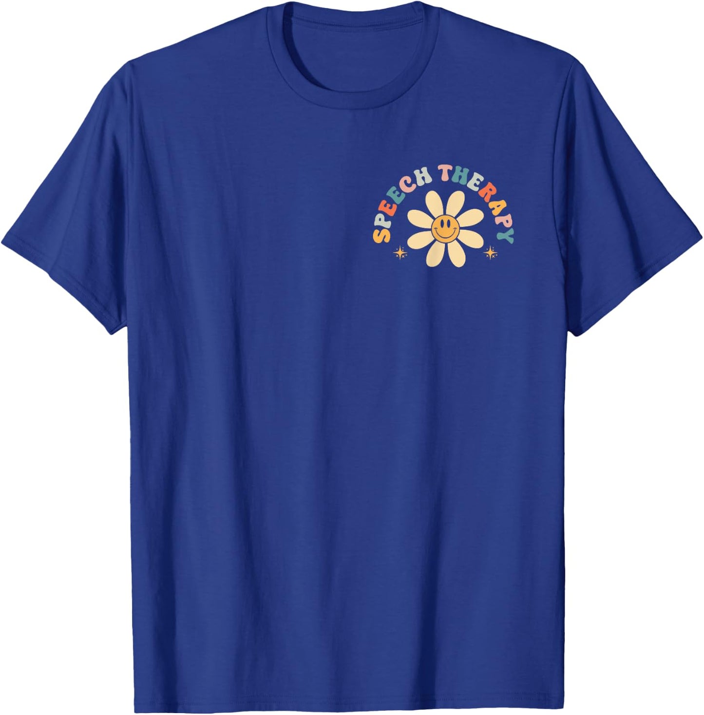 Speech Therapy Pocket Design SLP Language Pathologist T-Shirt - T-Shirt | Royal