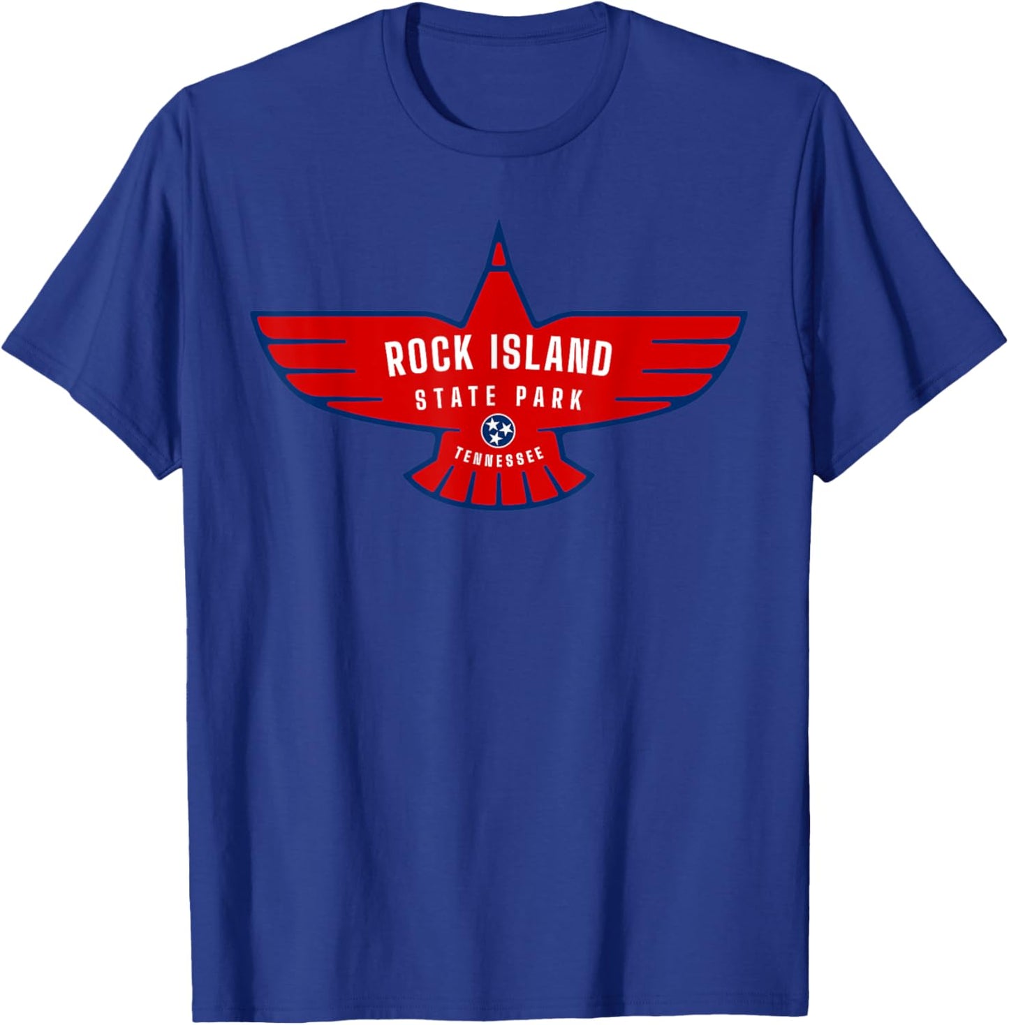 Rock Island State Park Tennessee TN Eagle Bird Vacation T-Shirt - T-Shirt | Royal