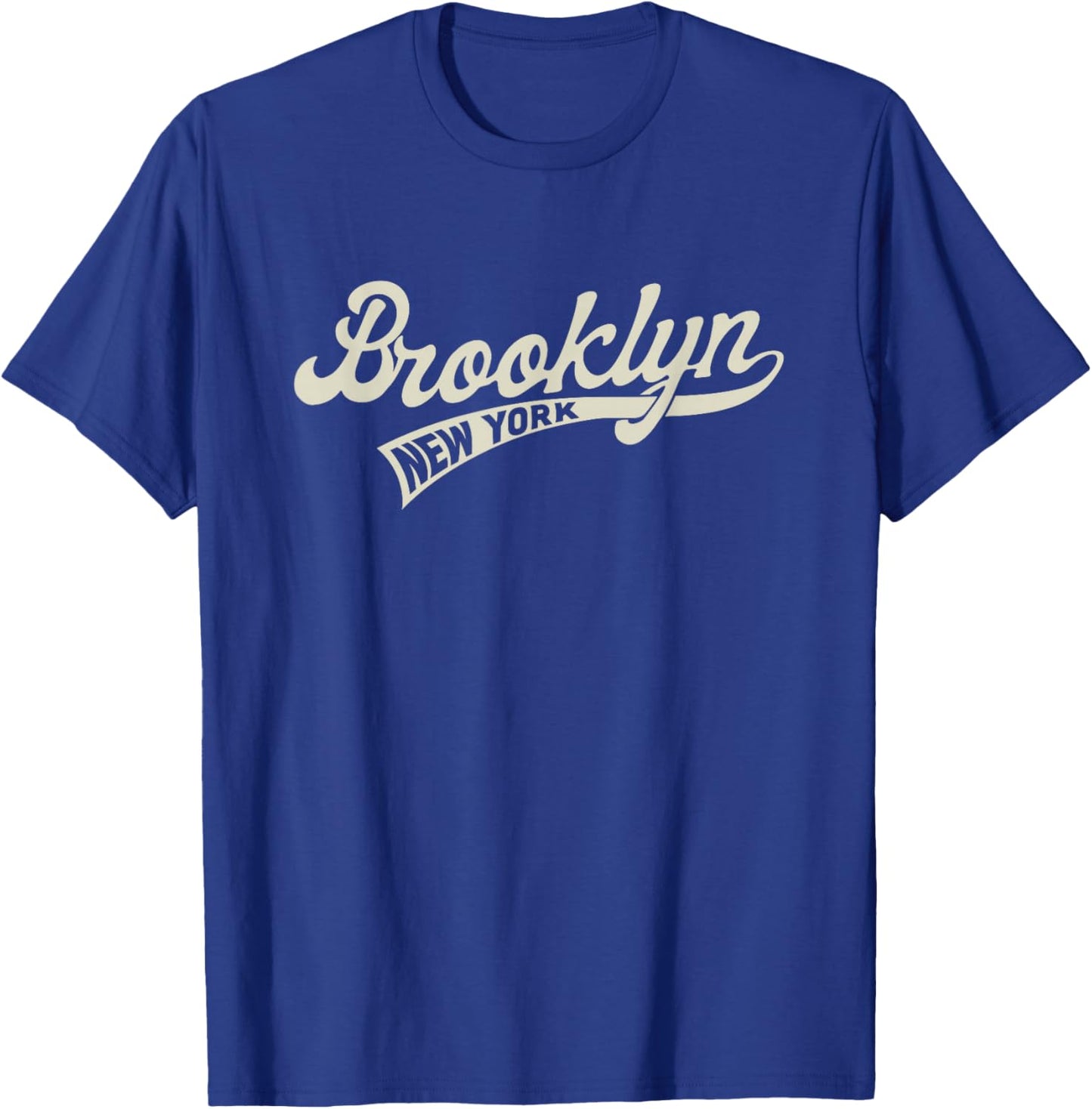 Vintage Baseball Style Brooklyn & Women T-Shirt - T-Shirt | Royal