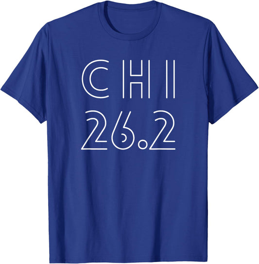 Chicago 26.2 Marathon T-Shirt - T-Shirt | Royal