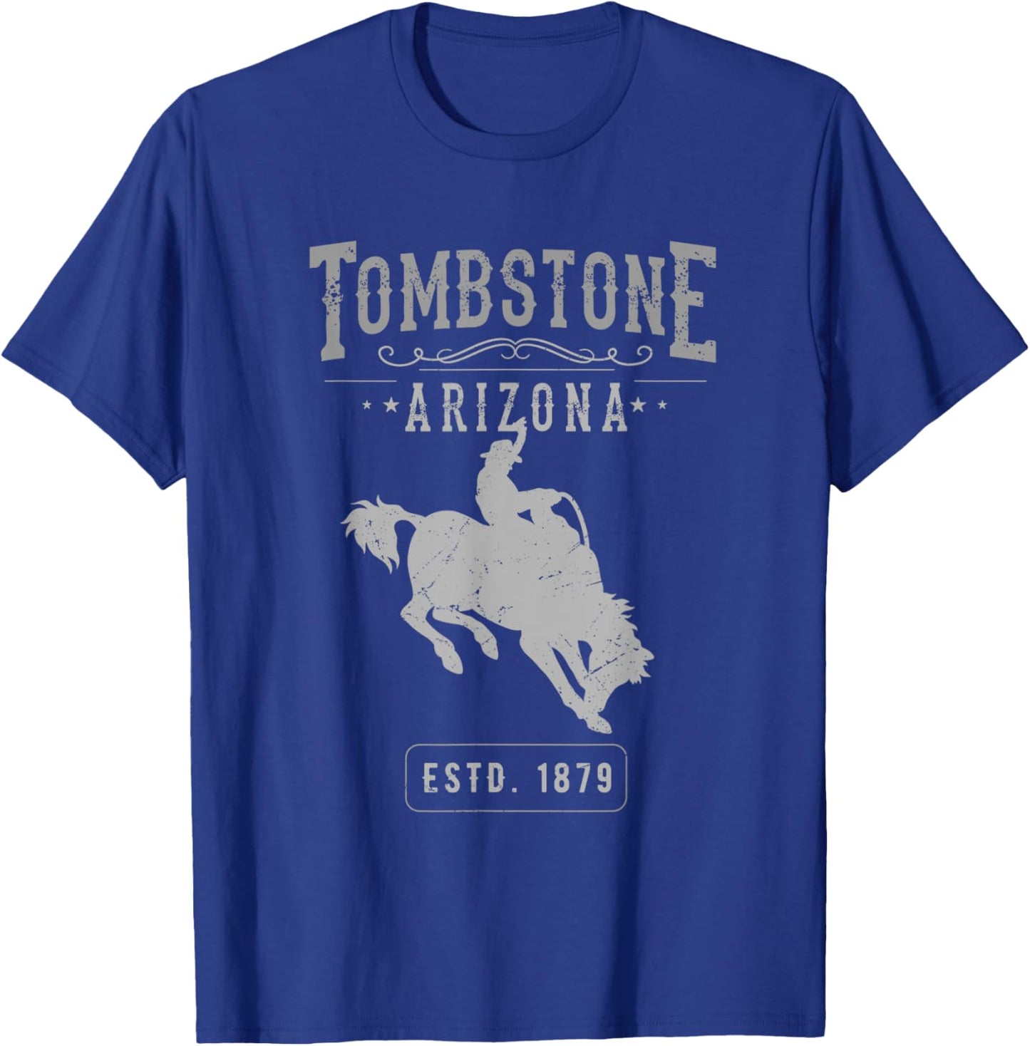 Cowboy and Western Movie or Tombstone Arizona T-Shirt - T-Shirt | Royal