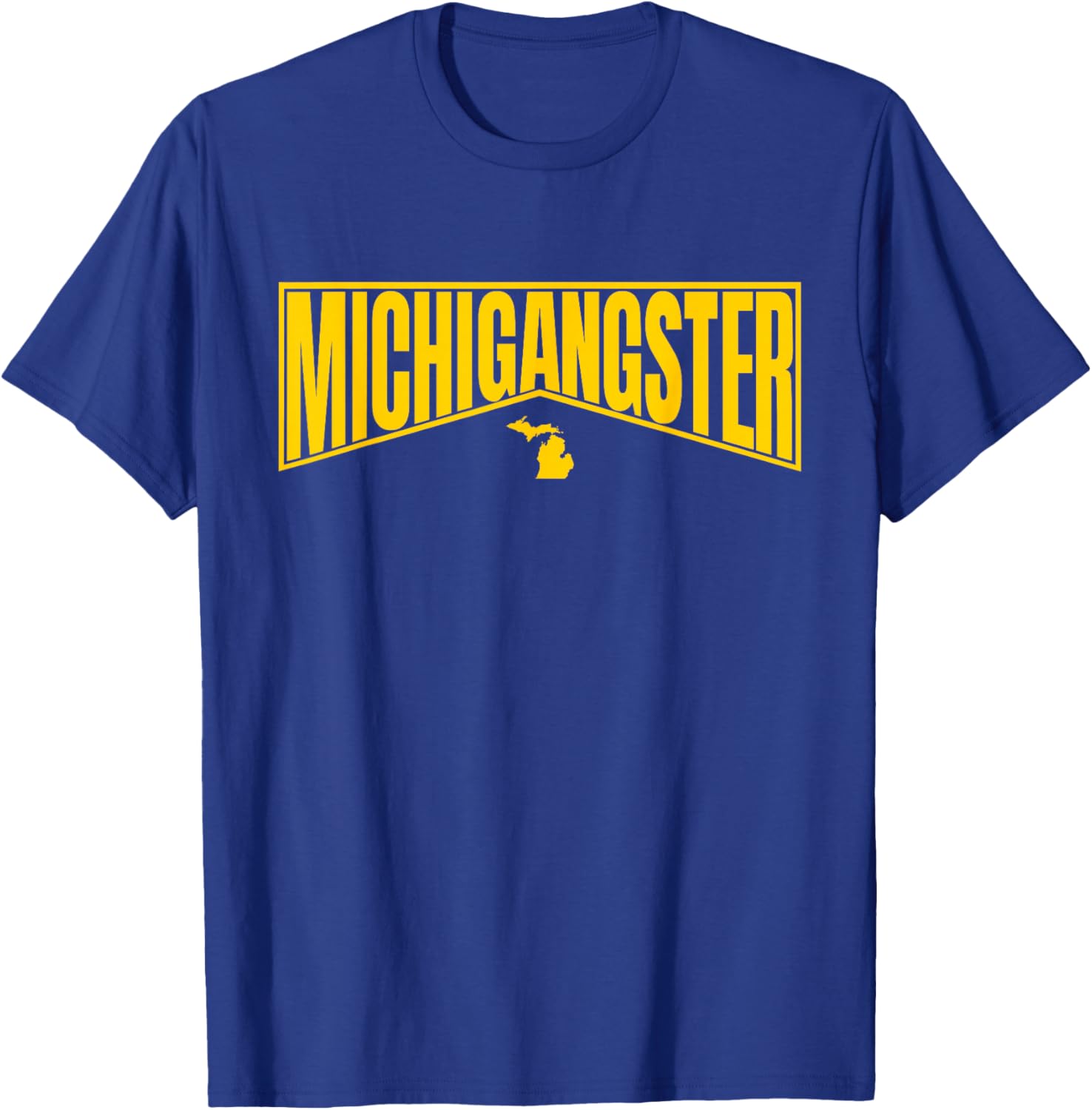 Michigan Pride UP Michiganian Michigangster T-Shirt - T-Shirt | Royal