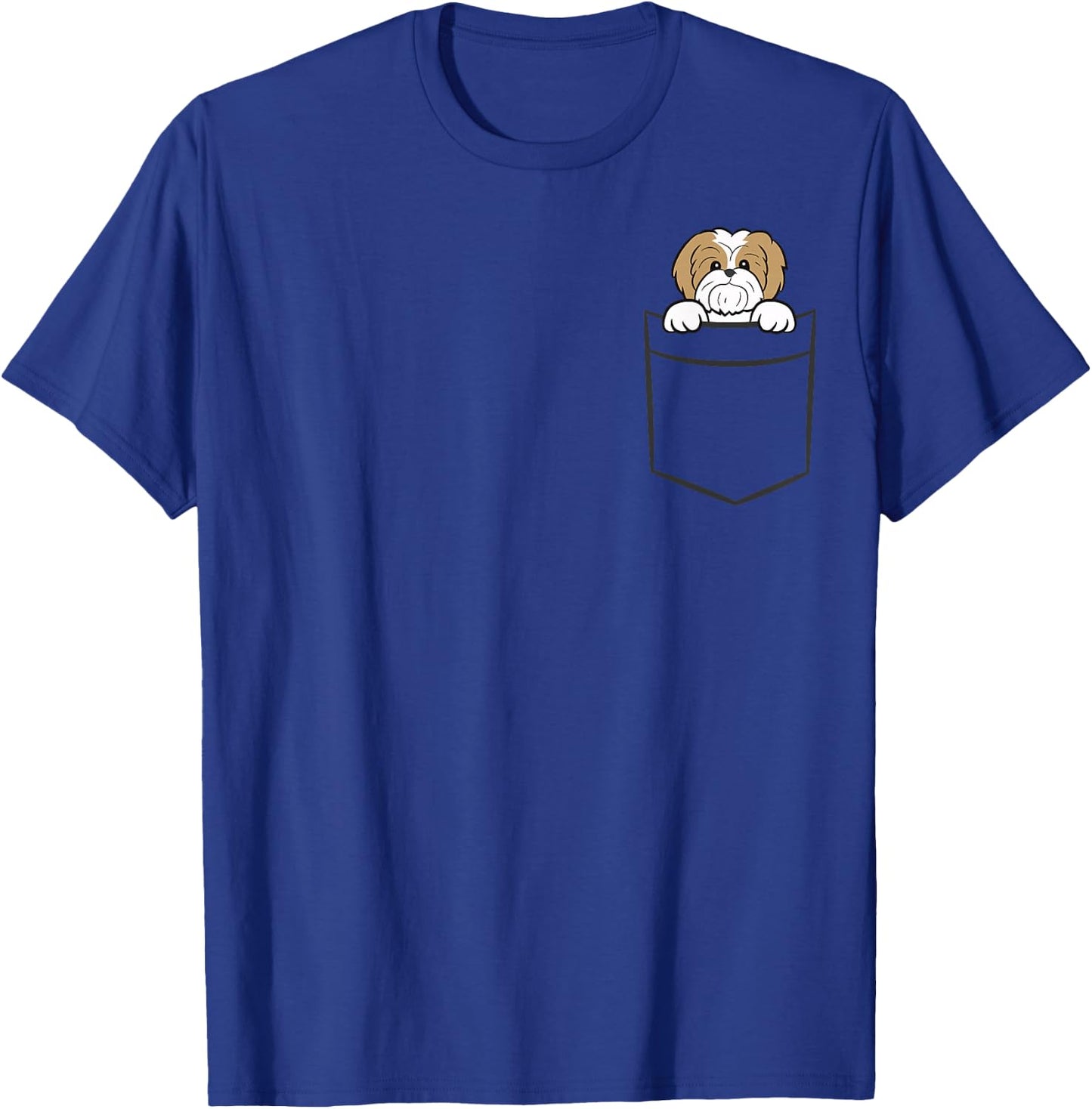Shih Tzu In The Pocket Cute Shih Tzu T-Shirt - T-Shirt | Royal