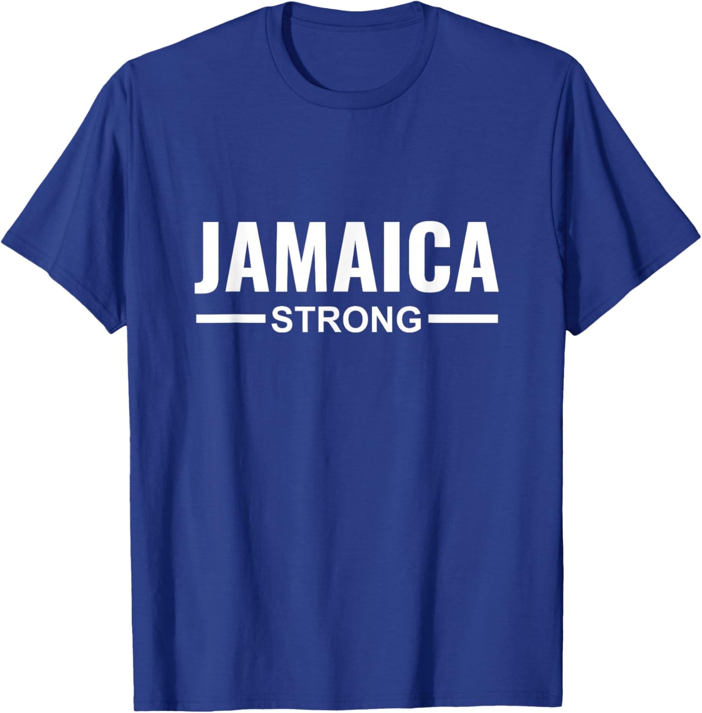 Jamaica Strong Community Strength Prayer Support T-Shirt - T-Shirt | Royal