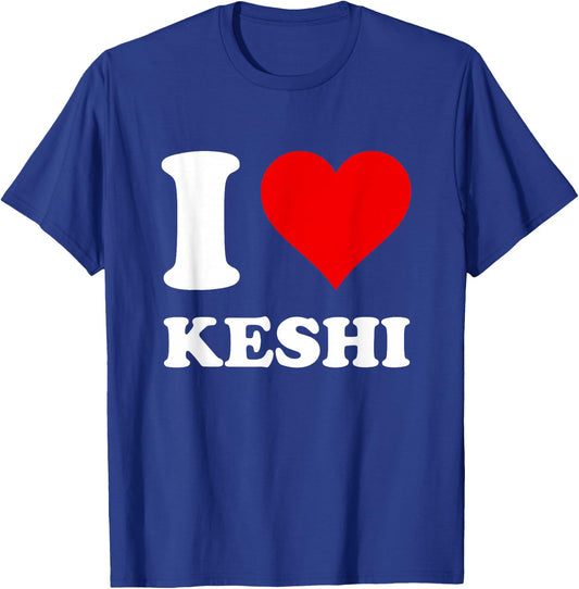 Red Heart I Love Keshi T-Shirt - T-Shirt | Royal