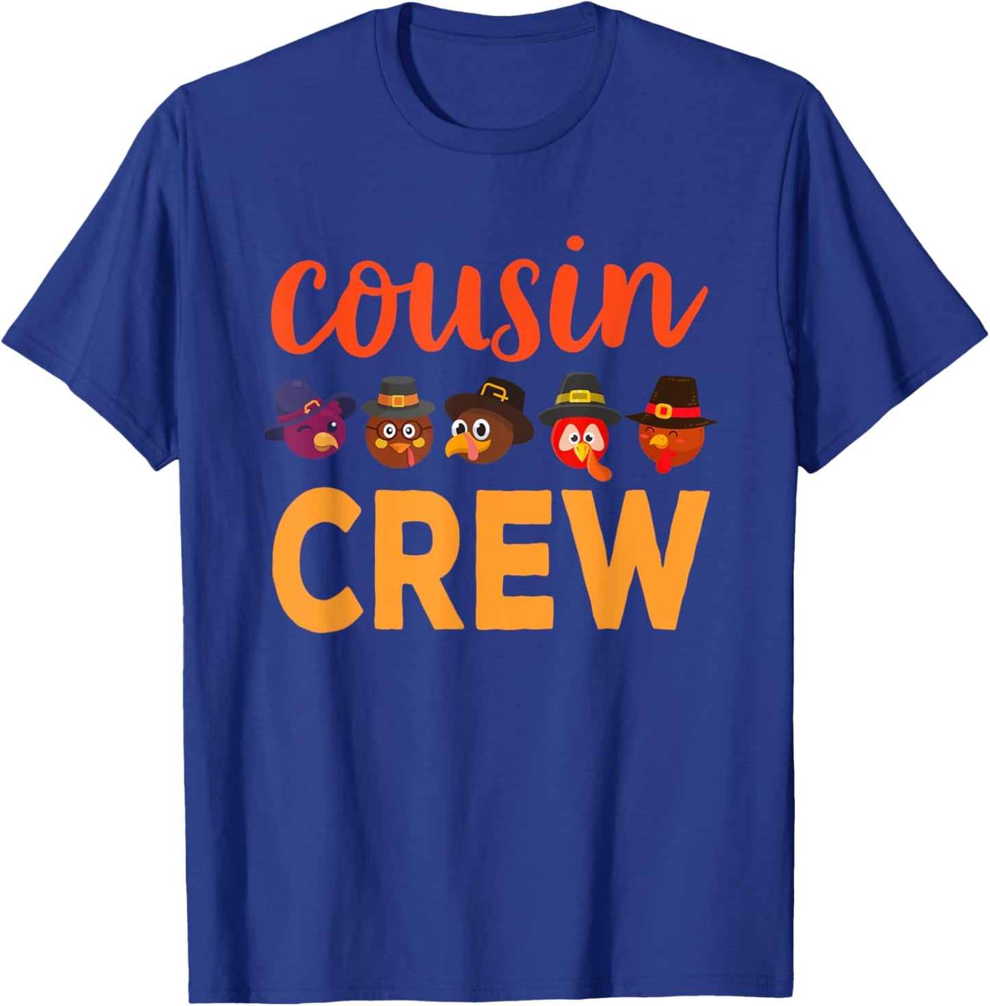 Cousins Crew Thanksgiving Shirt for Boys Girls Kid Toddler T-Shirt - T-Shirt | Royal