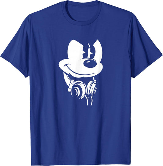Disney - Mickey Dj Headphones T-Shirt - T-Shirt | Royal