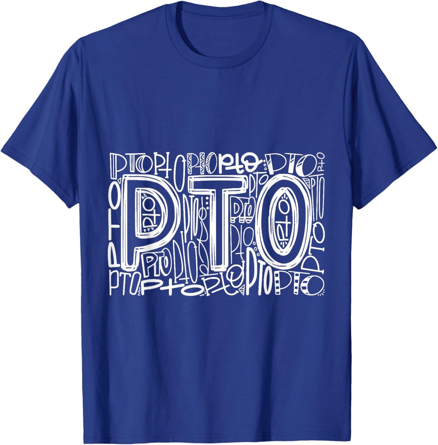 Typography Designs PTO Nurse 2021 T-Shirt - T-Shirt | Royal