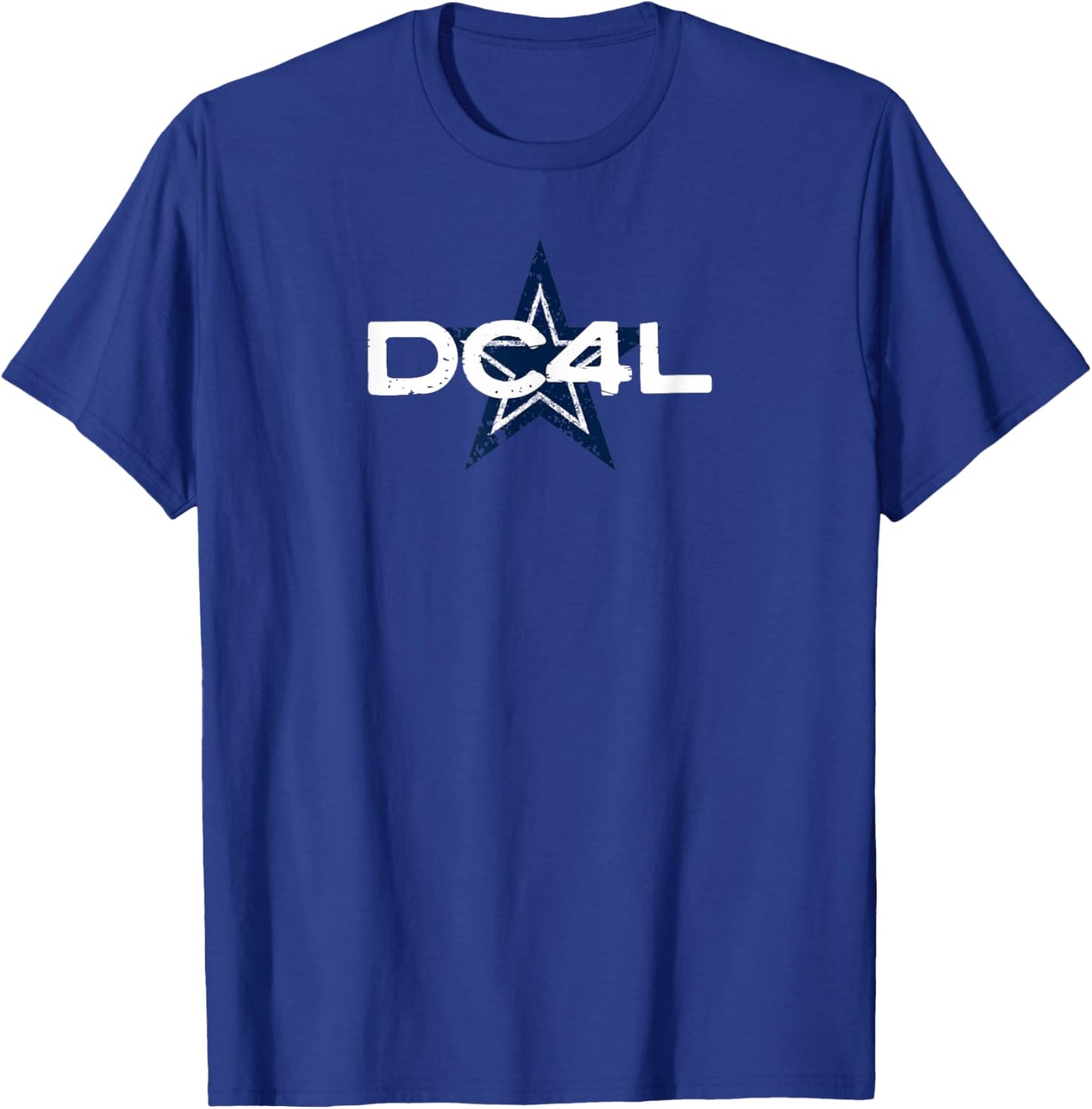 Simple “Cowboys DC4L” Graphic T-Shirt - T-Shirt | Royal