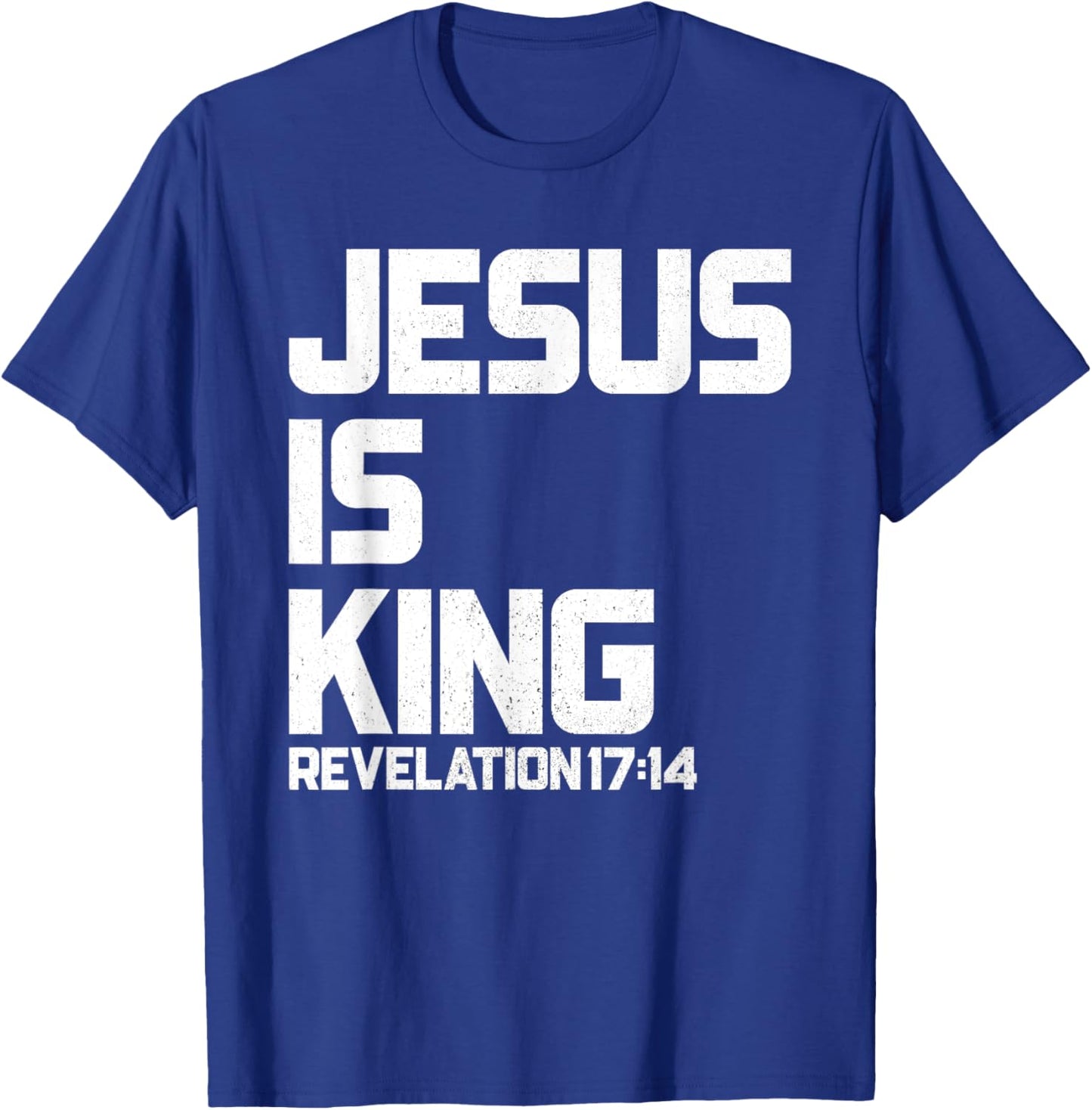 Jesus is King Revelation 17 14 Bible Verse & Women T-Shirt - T-Shirt | Royal