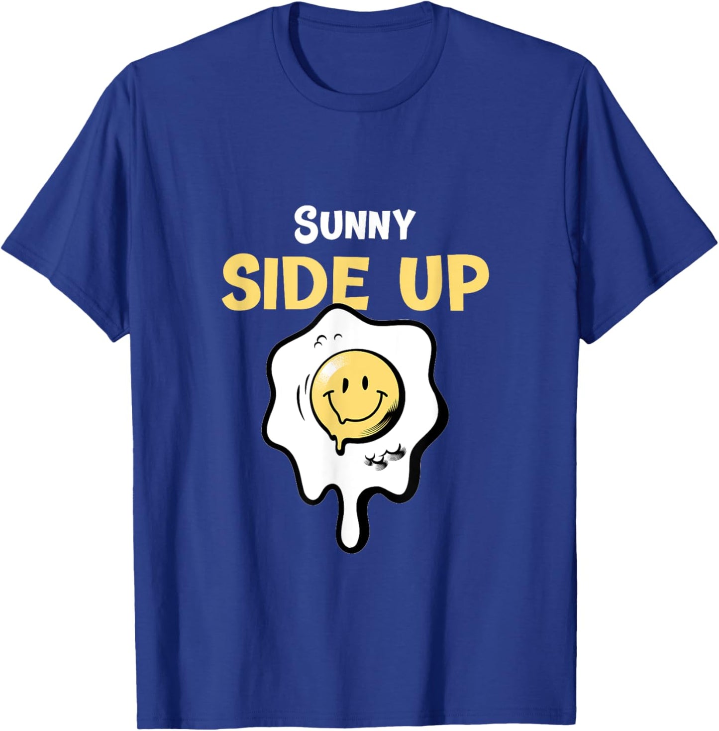 Retro Psychedelic Sunny Side Up Egg T-Shirt - T-Shirt | Royal