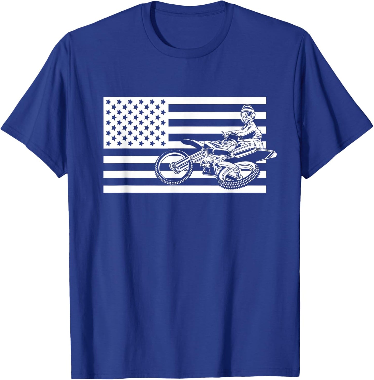 Motocross Dirt Bike Apparel - Dirt Bike Motocross T-Shirt - T-Shirt | Royal