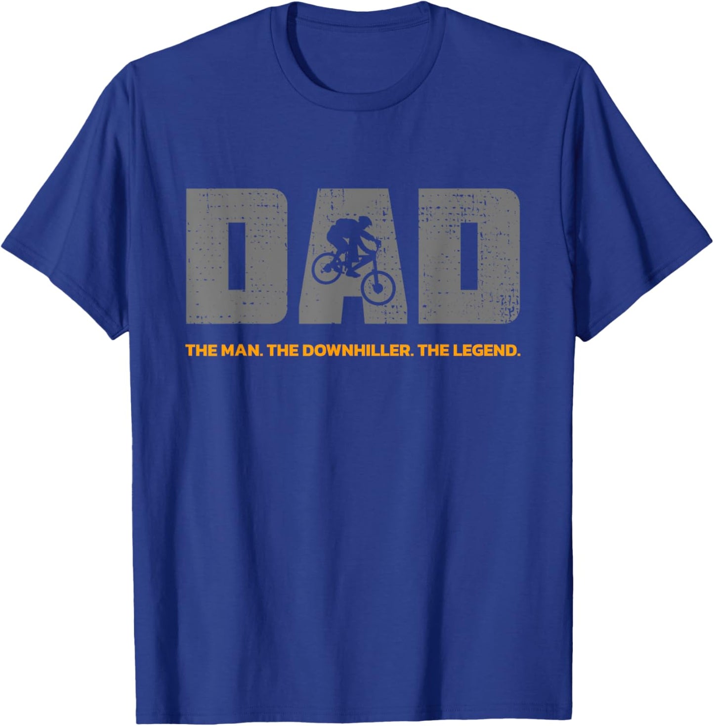 Downhill Dad and Downhill mountain biking for Downhill T-Shirt - T-Shirt | Royal