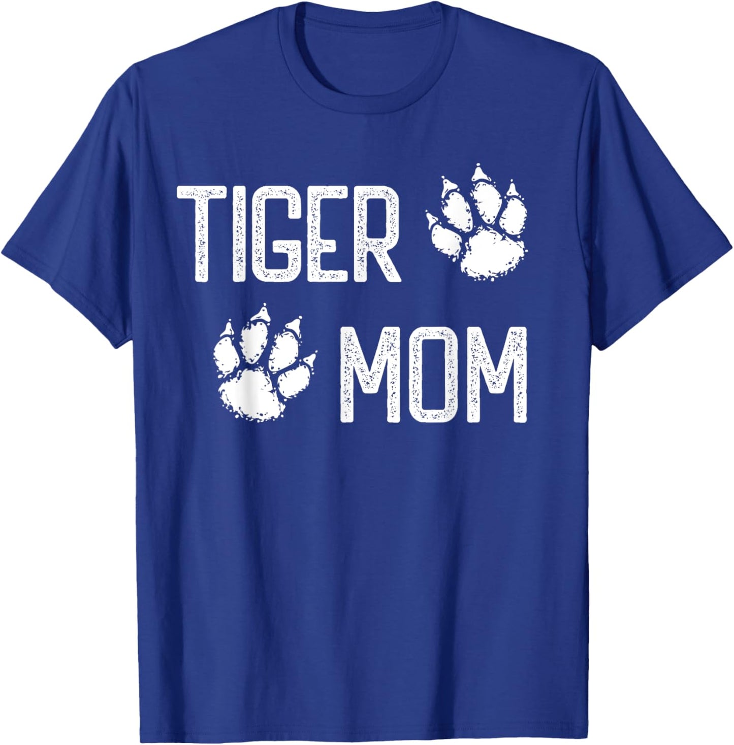 Halloween Tiger mom paw print footprint tigers lover cute T-Shirt - T-Shirt | Royal