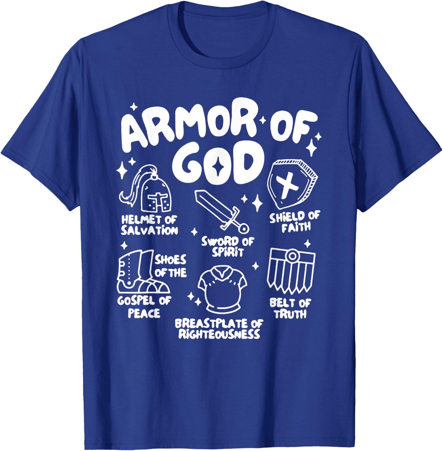 Put On The Full Armor Of God Kid T-Shirt - T-Shirt | Royal
