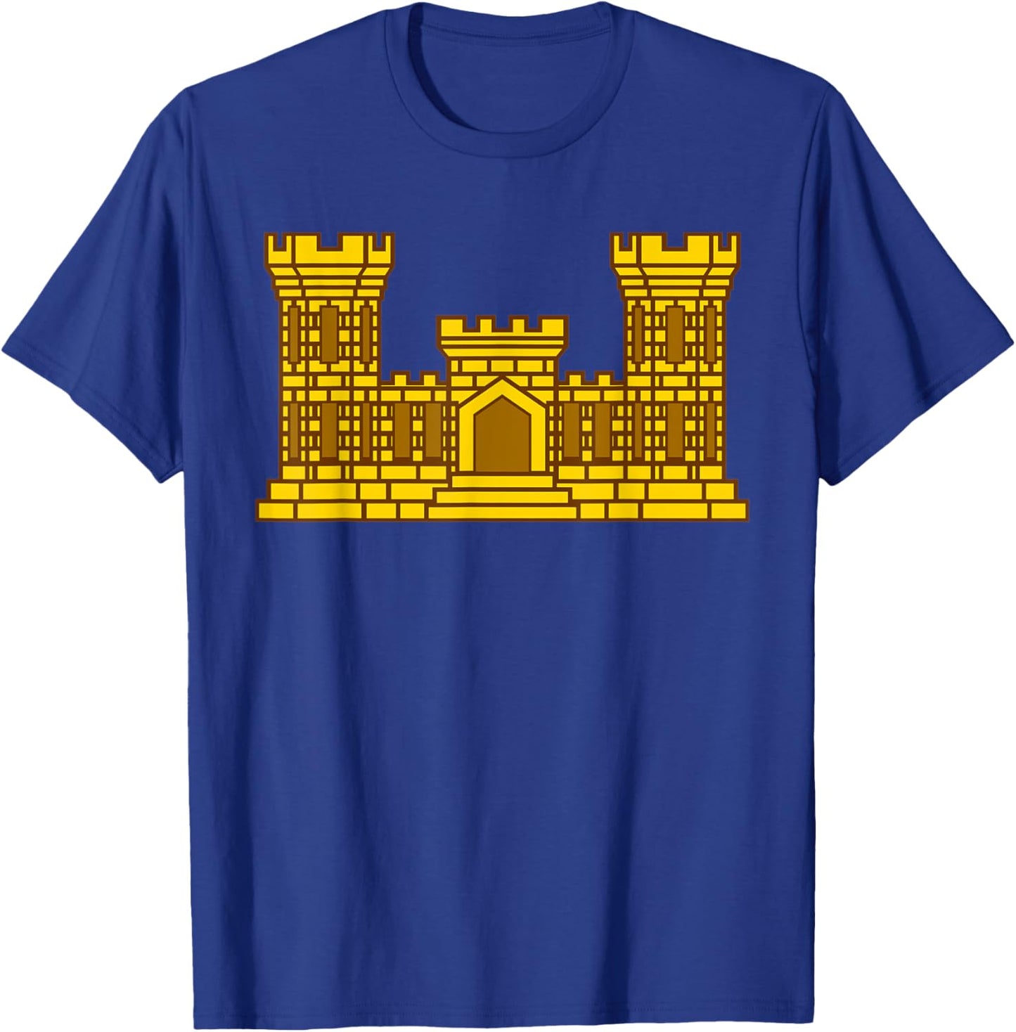 US Army Engineer Branch (EN) - Corps of Engineers - 12B T-Shirt - T-Shirt | Royal
