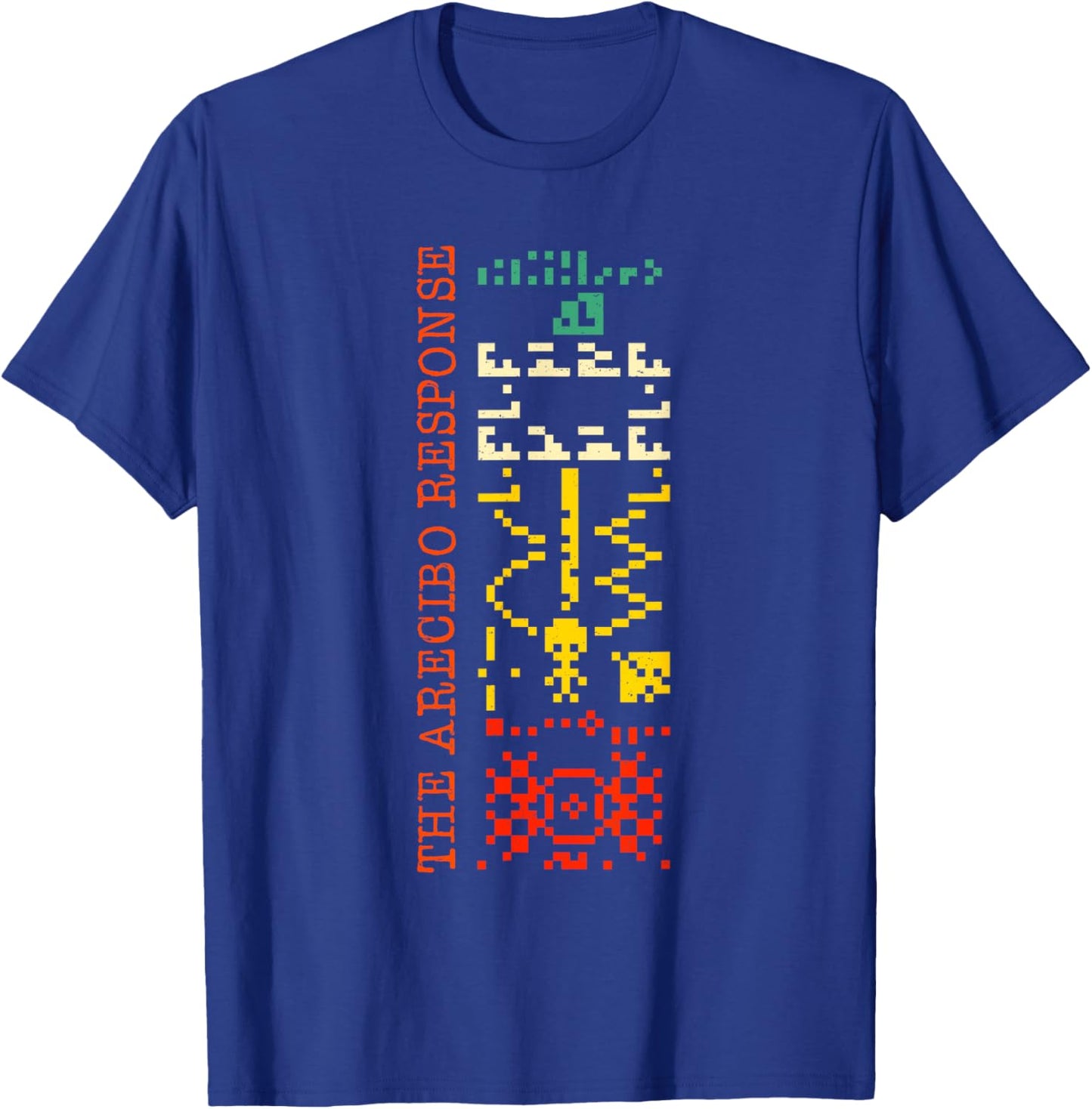 The Arecibo Response Chilbolton Crop Circle Alien Reply T-Shirt - T-Shirt | Royal