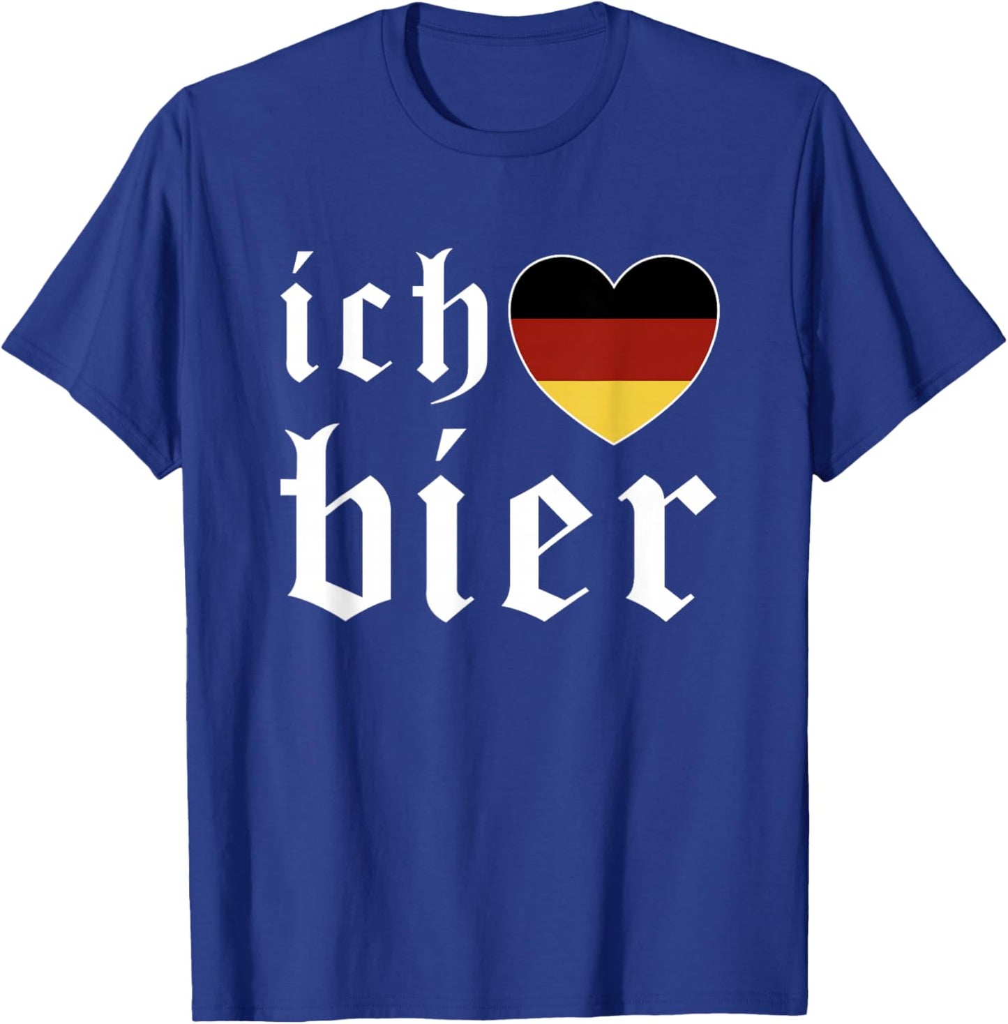Ich Liebe Bier German Flag Oktoberfest Costume Beer Festival T-Shirt - T-Shirt | Royal